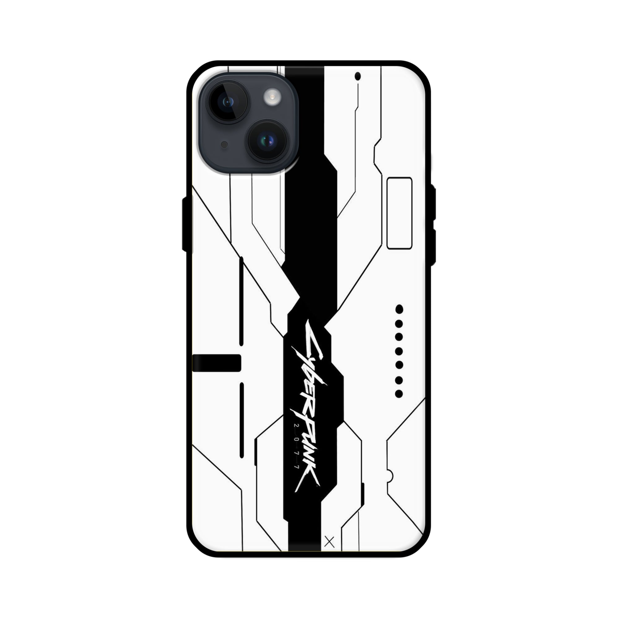 Buy Cyberpunk 2077 Glass/Metal Back Mobile Phone Case/Cover For iPhone 14 Online