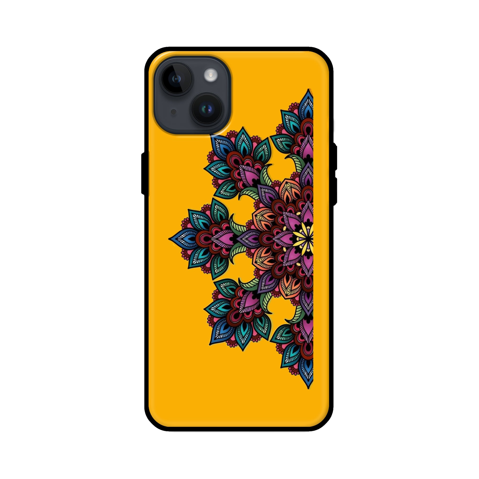 Buy The Celtic Mandala Glass/Metal Back Mobile Phone Case/Cover For iPhone 14 Plus Online