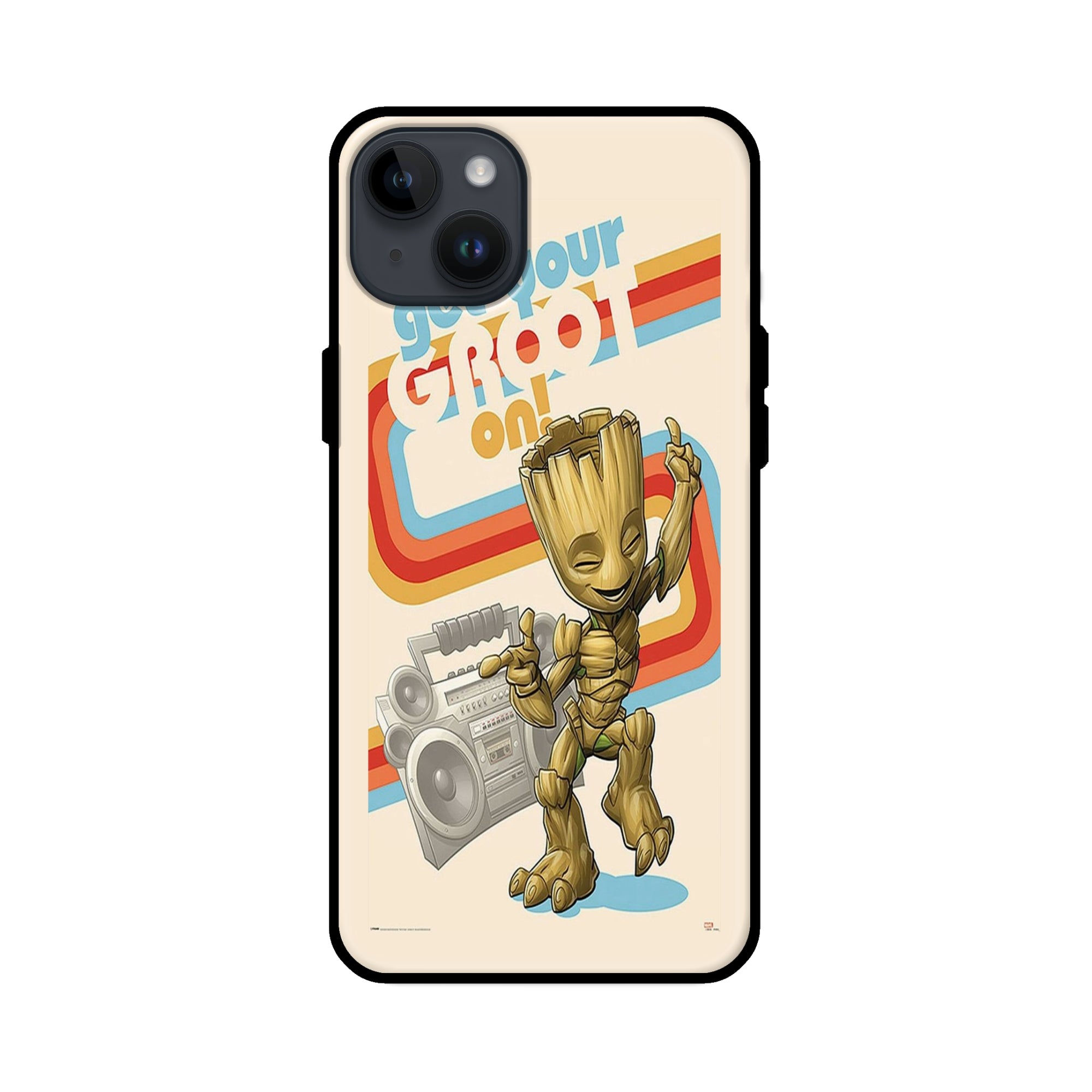 Buy Groot Glass/Metal Back Mobile Phone Case/Cover For iPhone 14 Plus Online