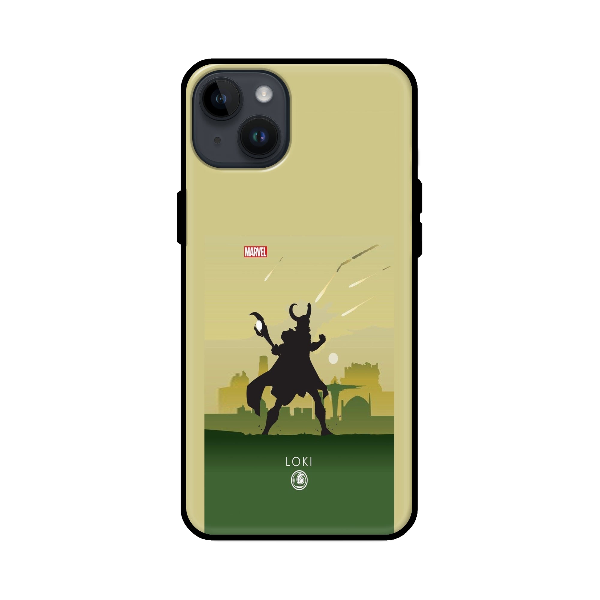 Buy Loki Glass/Metal Back Mobile Phone Case/Cover For iPhone 14 Plus Online