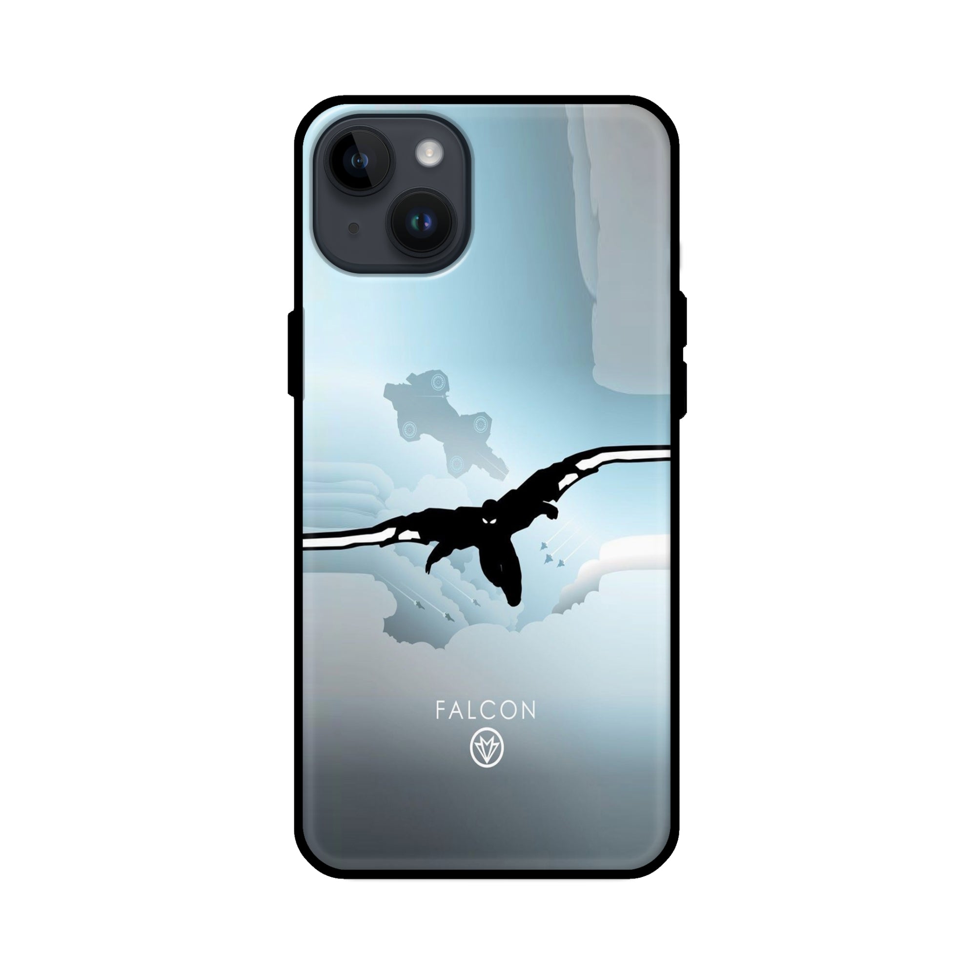 Buy Falcon Glass/Metal Back Mobile Phone Case/Cover For iPhone 14 Plus Online