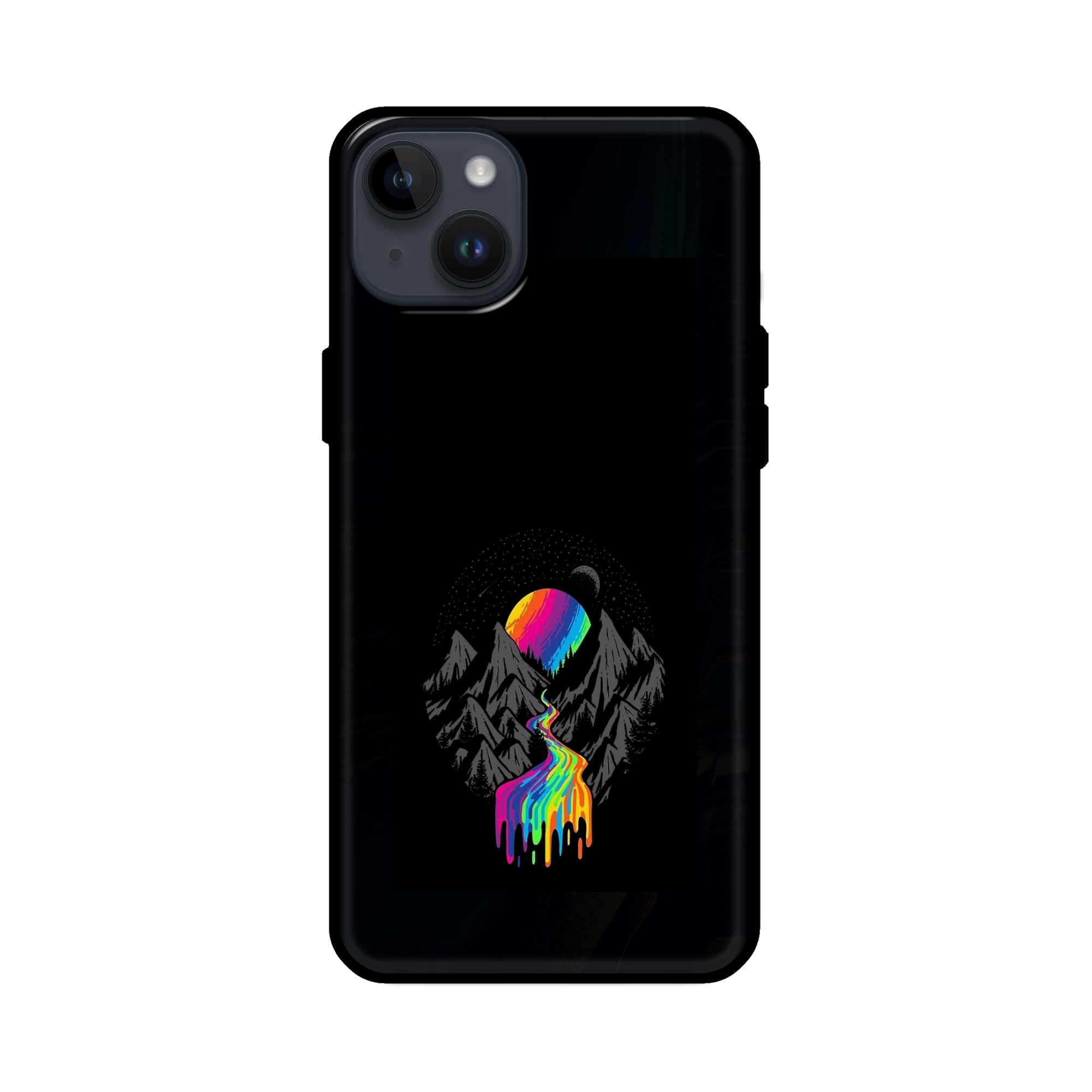 Buy Neon Mount Glass/Metal Back Mobile Phone Case/Cover For iPhone 14 Plus Online