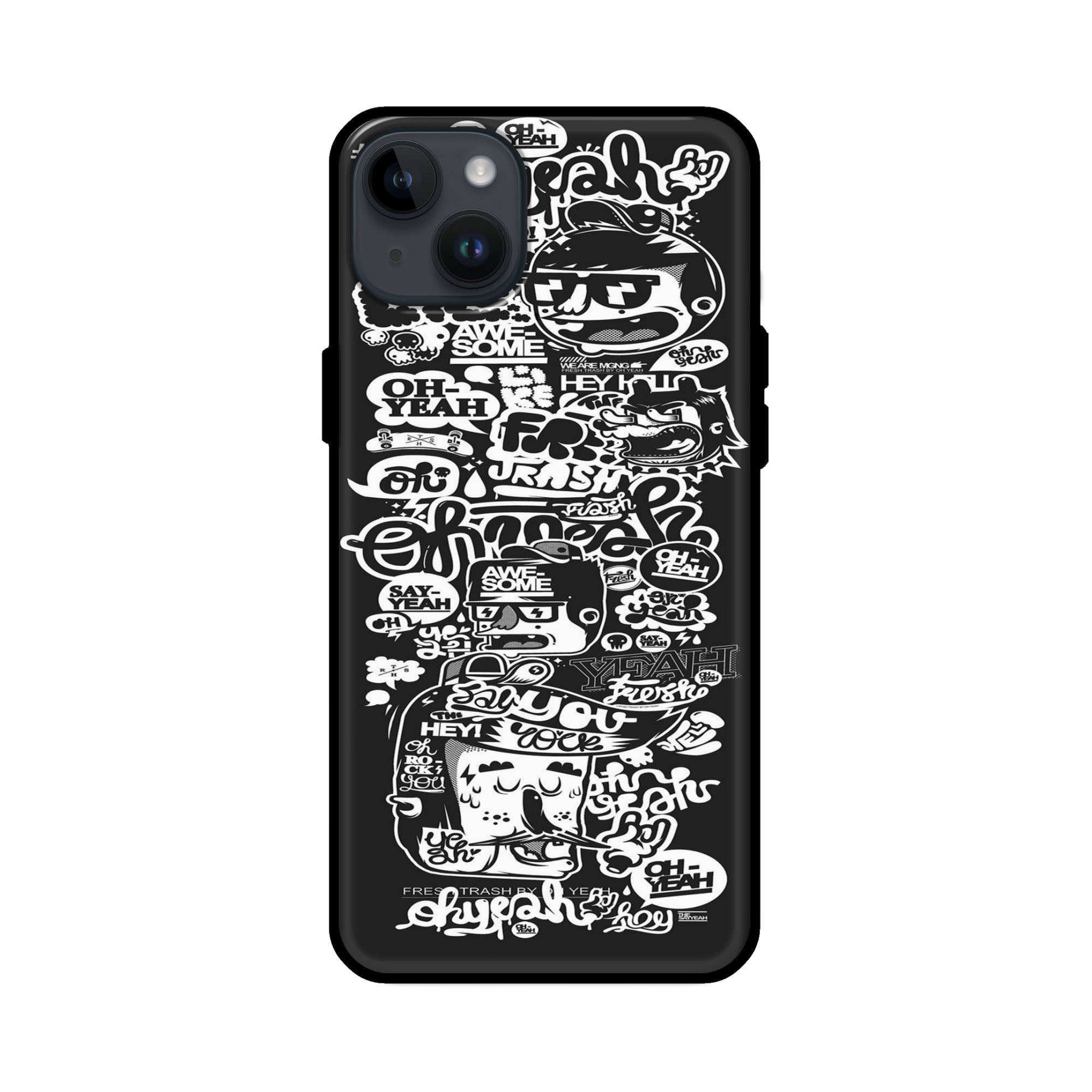 Buy Awesome Glass/Metal Back Mobile Phone Case/Cover For iPhone 14 Plus Online