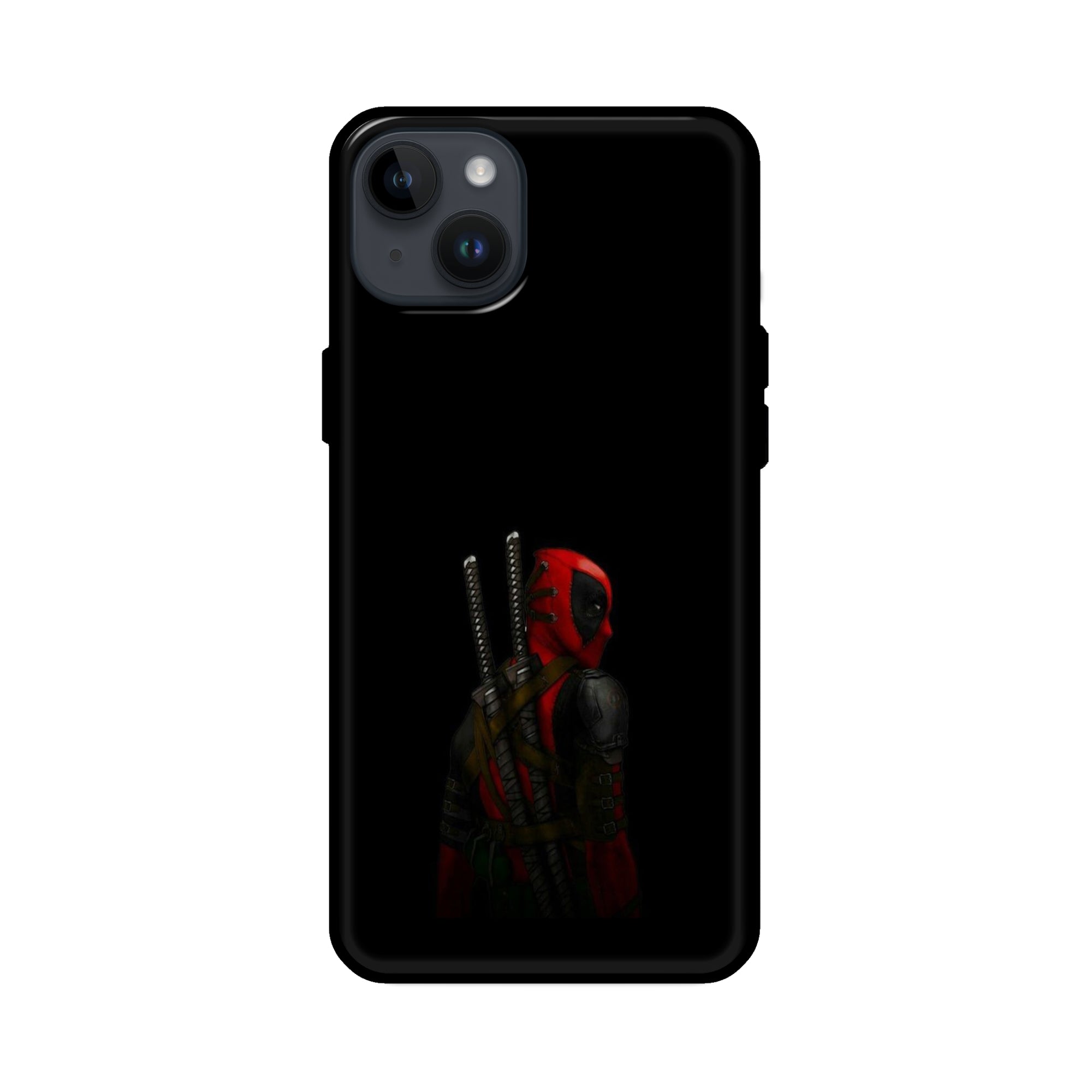 Buy Deadpool Glass/Metal Back Mobile Phone Case/Cover For iPhone 14 Plus Online