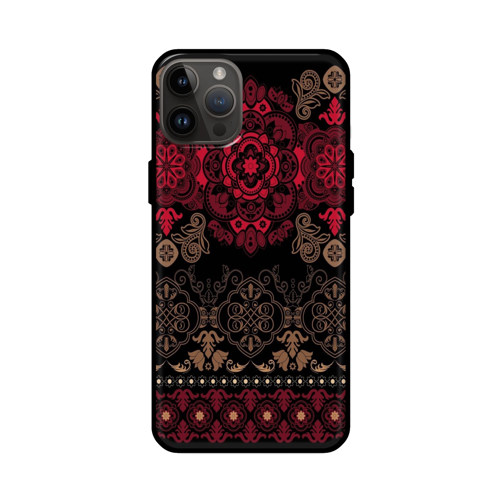 Buy Christian Mandalas Glass/Metal Back Mobile Phone Case/Cover For iPhone 14 Pro Online