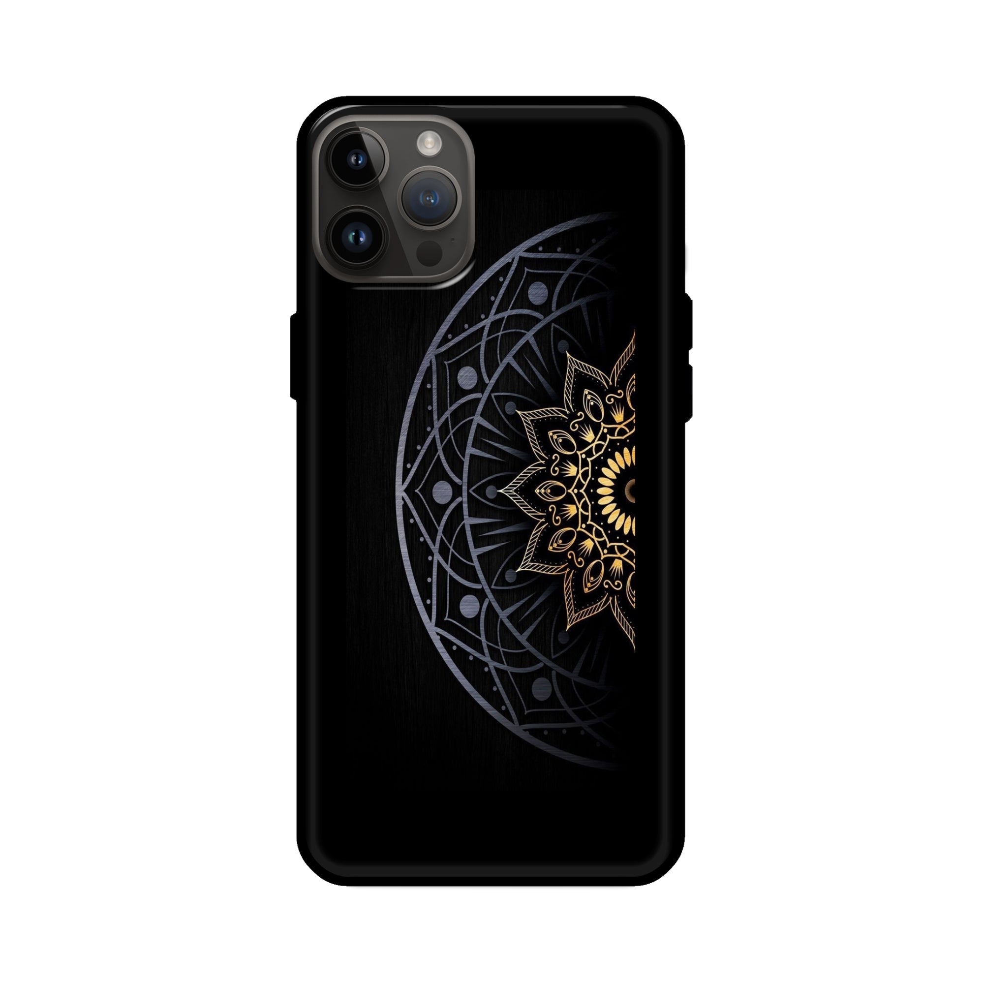 Buy Psychedelic Mandalas Glass/Metal Back Mobile Phone Case/Cover For iPhone 14 Pro Online