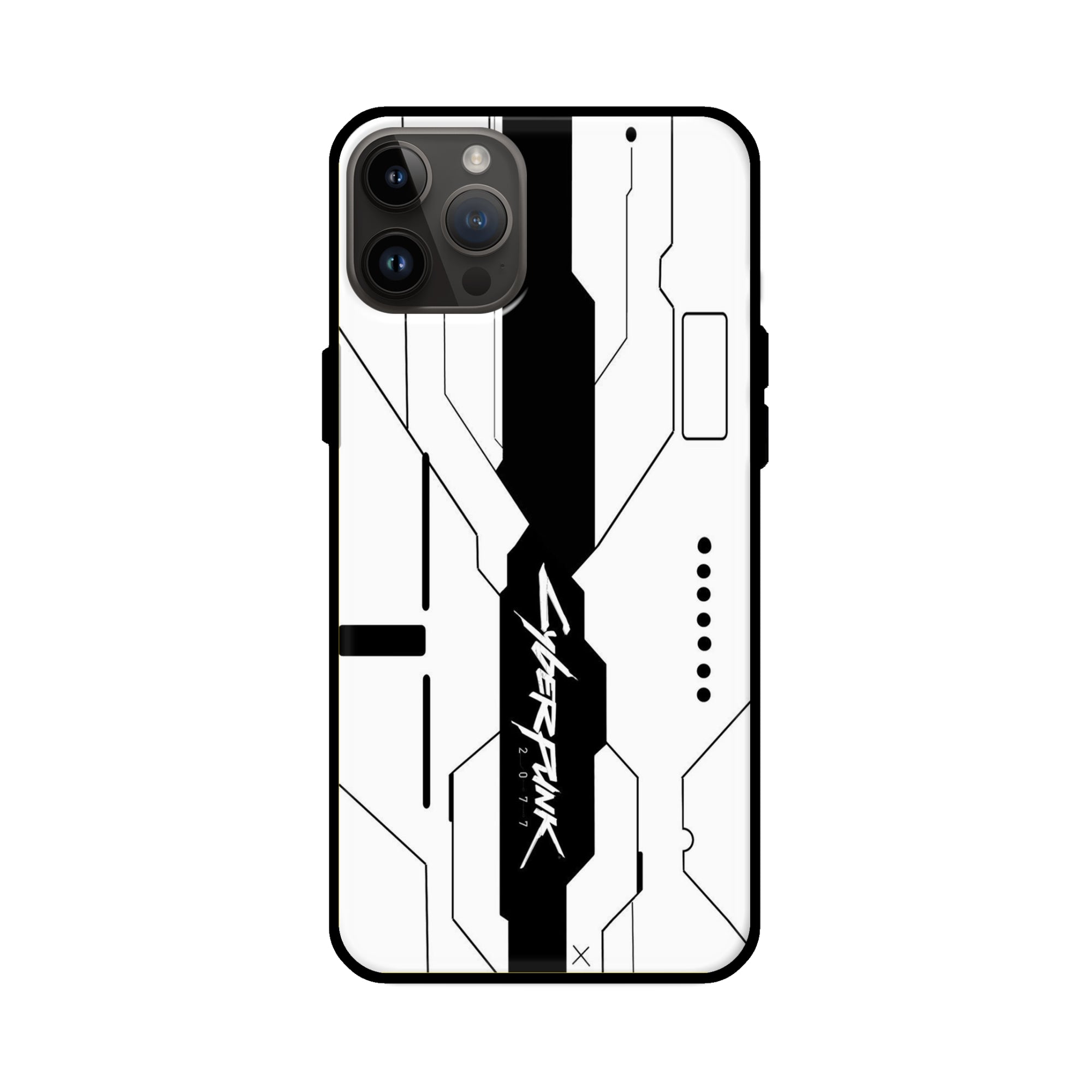 Buy Cyberpunk 2077 Glass/Metal Back Mobile Phone Case/Cover For iPhone 14 Pro Online