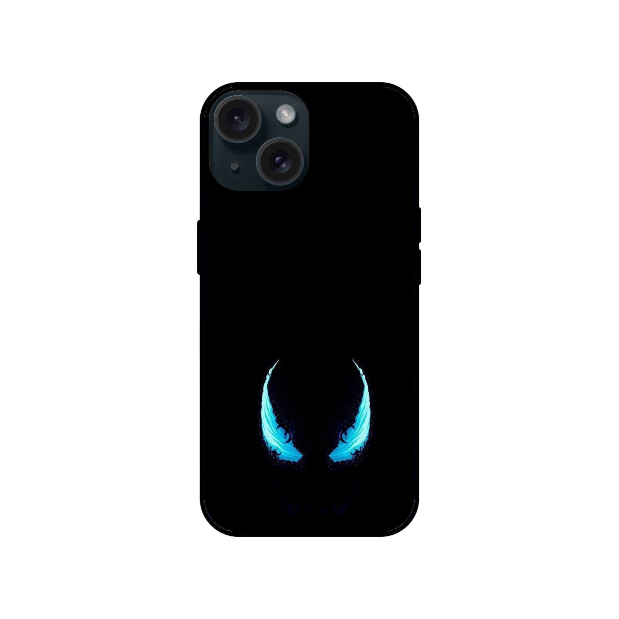 Buy Venom Eyes Glass/Metal Back Mobile Phone Case/Cover For iPhone 15 Online