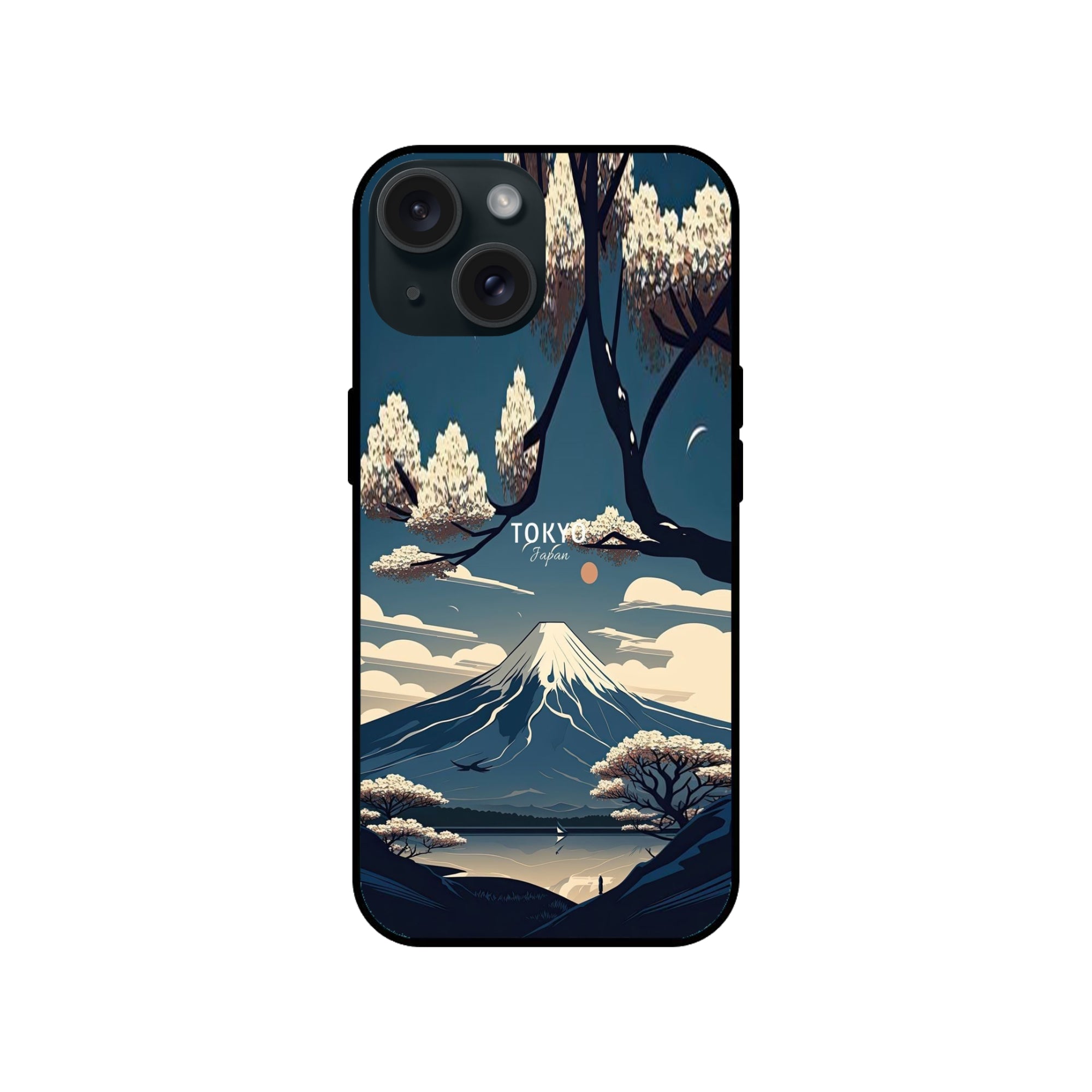 Buy Tokyo Glass/Metal Back Mobile Phone Case/Cover For iPhone 15 Online