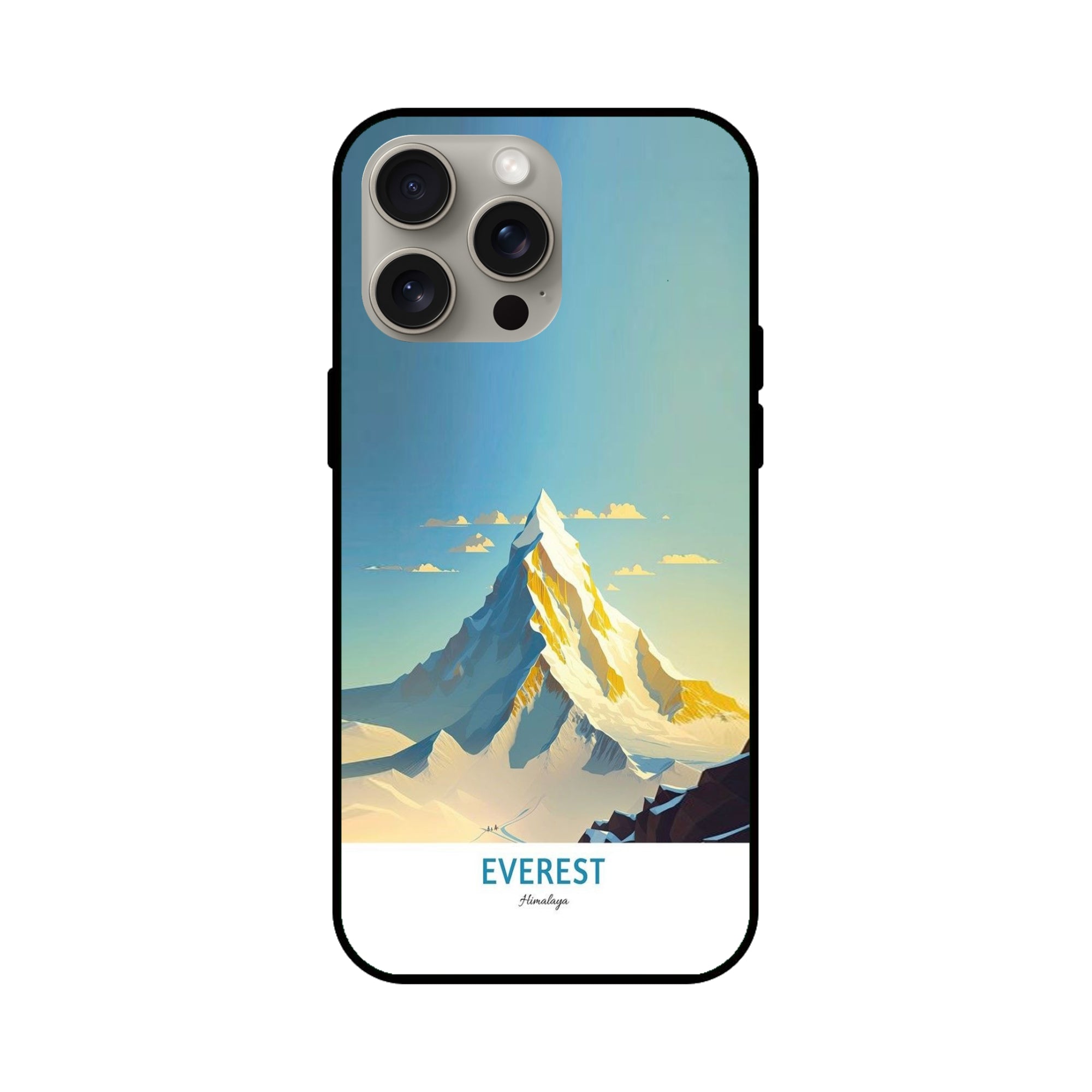 Buy Everest Glass/Metal Back Mobile Phone Case/Cover For iPhone 15 Pro Max Online