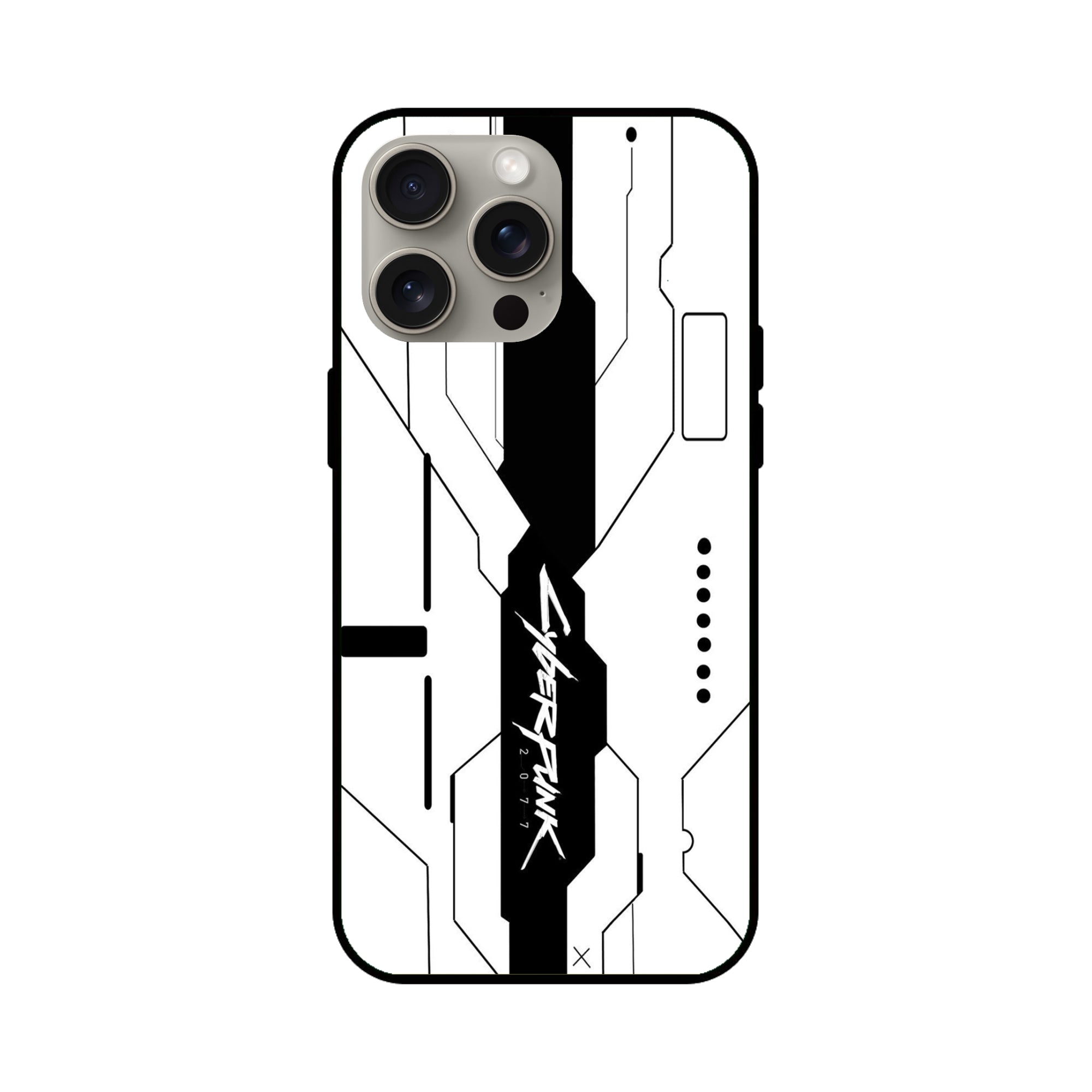 Buy Cyberpunk 2077 Glass/Metal Back Mobile Phone Case/Cover For iPhone 15 Pro Max Online