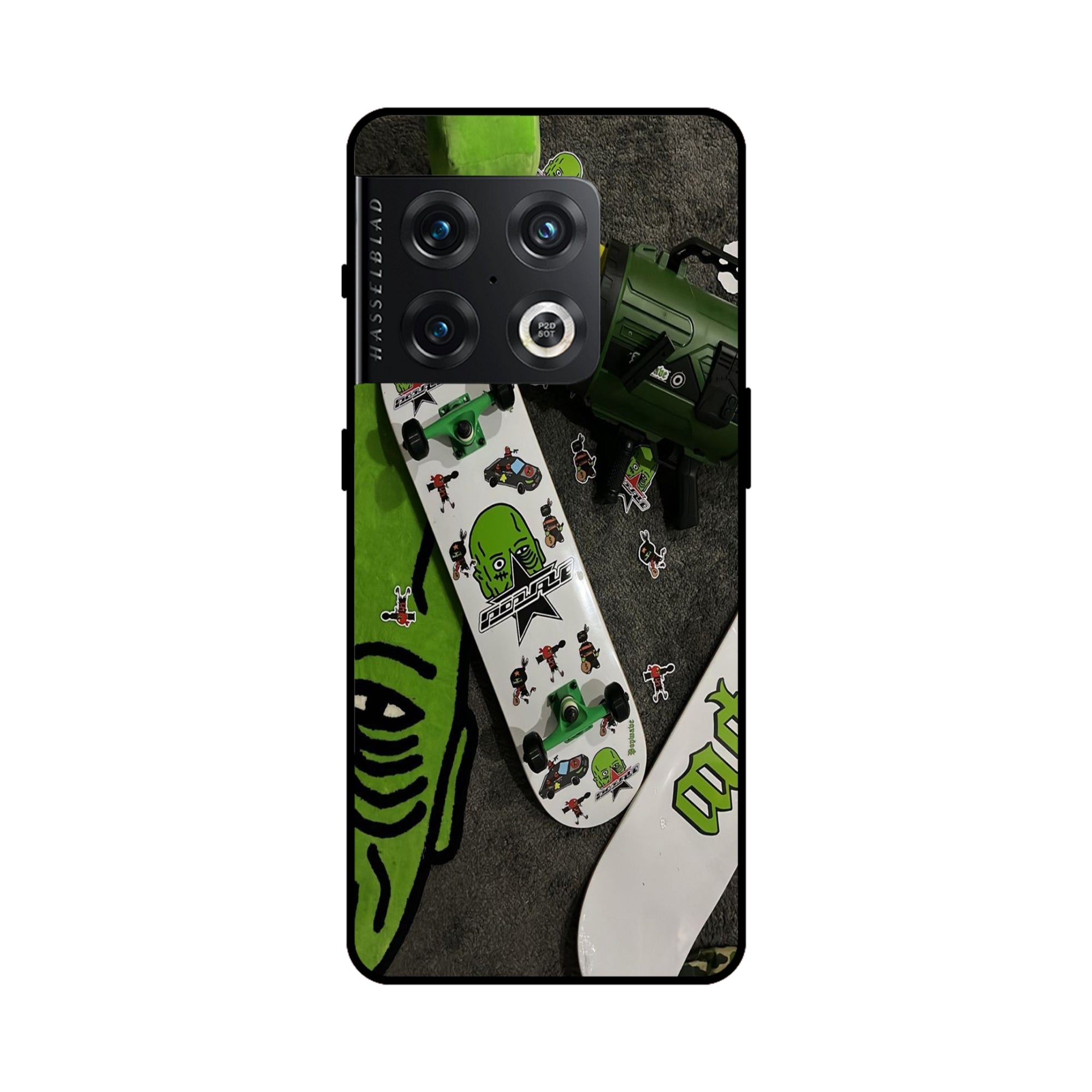Buy Hulk Skateboard Metal-Silicon Back Mobile Phone Case/Cover For OnePlus 10 Pro Online