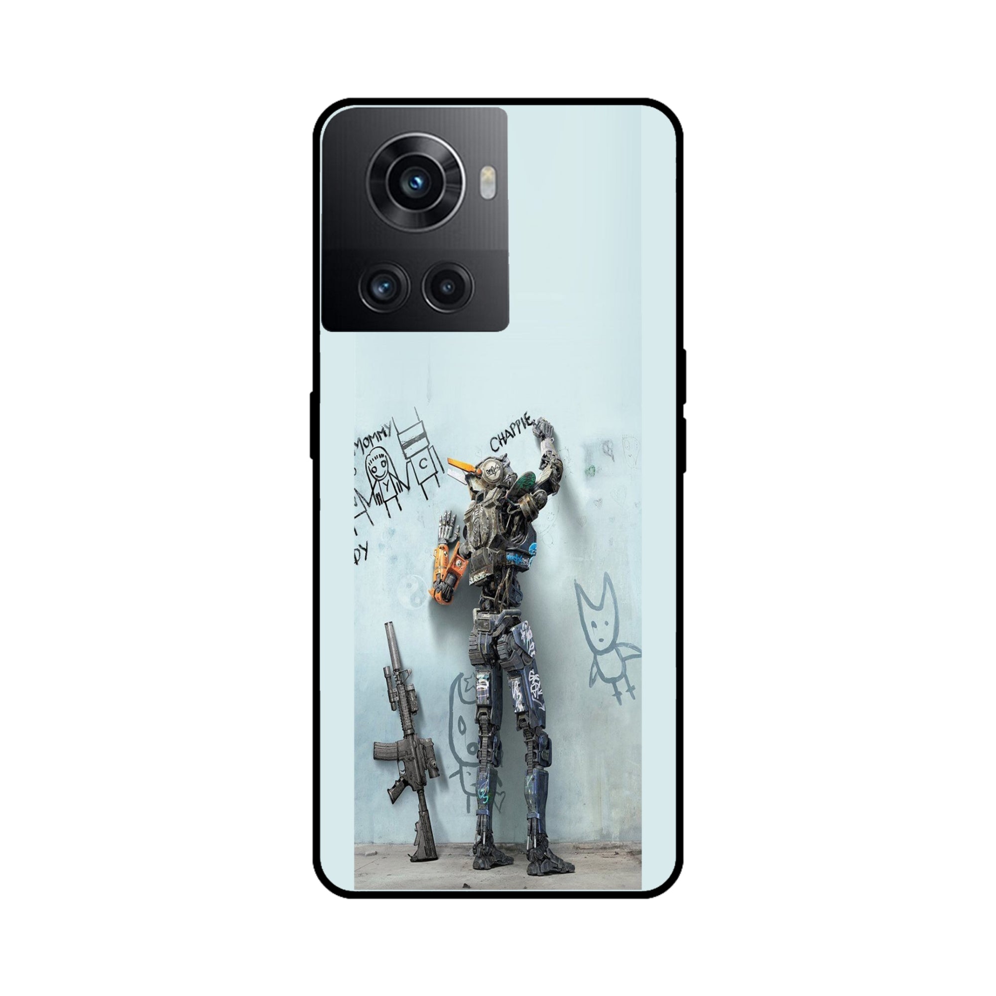 Buy Chappie Metal-Silicon Back Mobile Phone Case/Cover For OnePlus 10R Online