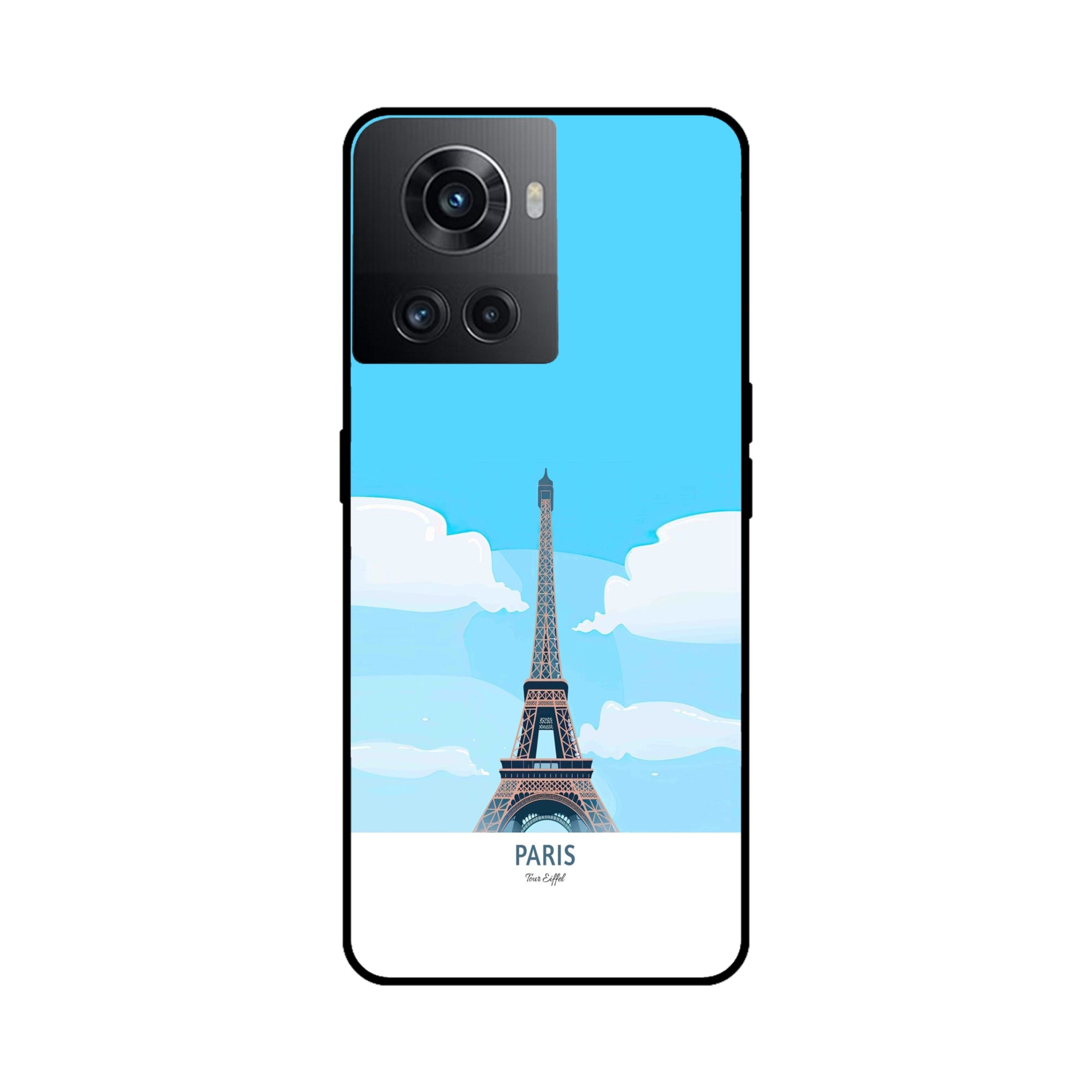 Buy Paris Metal-Silicon Back Mobile Phone Case/Cover For OnePlus 10R Online