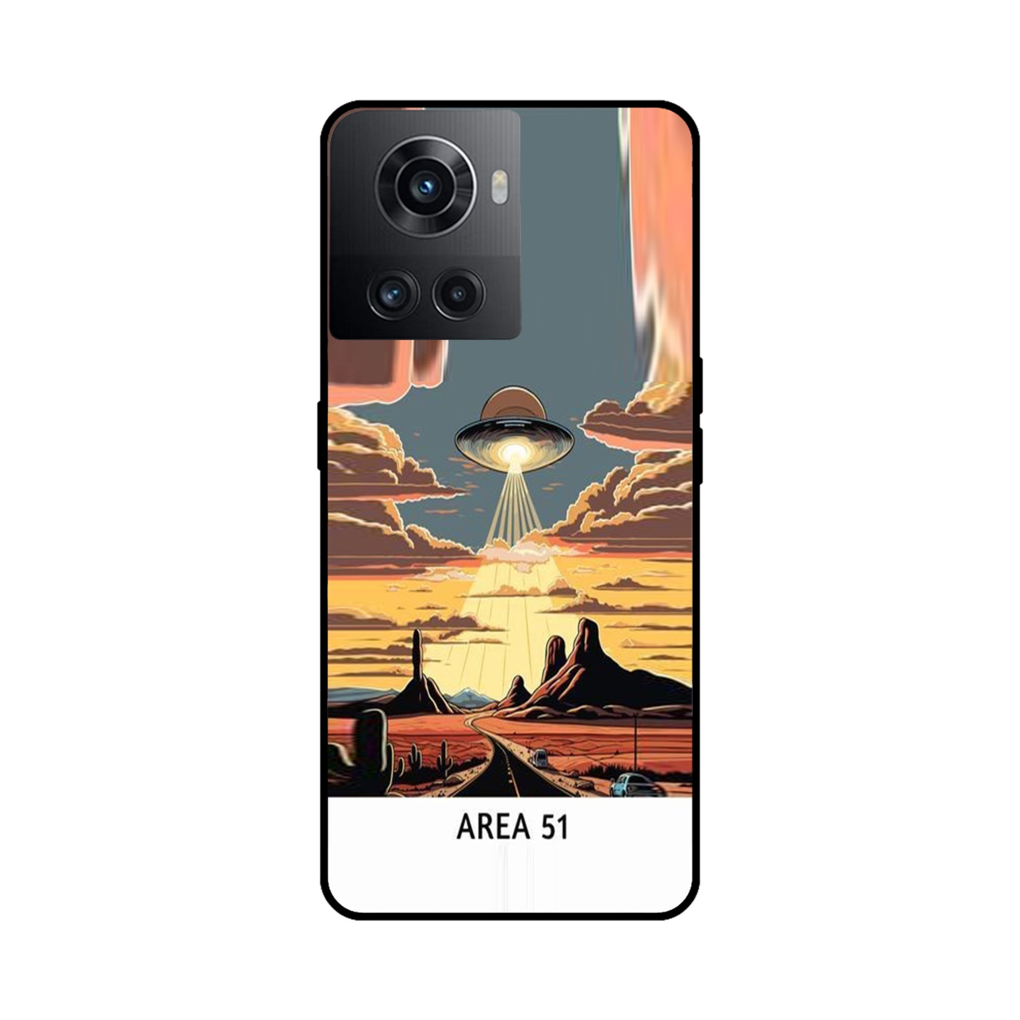 Buy Area 51 Metal-Silicon Back Mobile Phone Case/Cover For OnePlus 10R Online