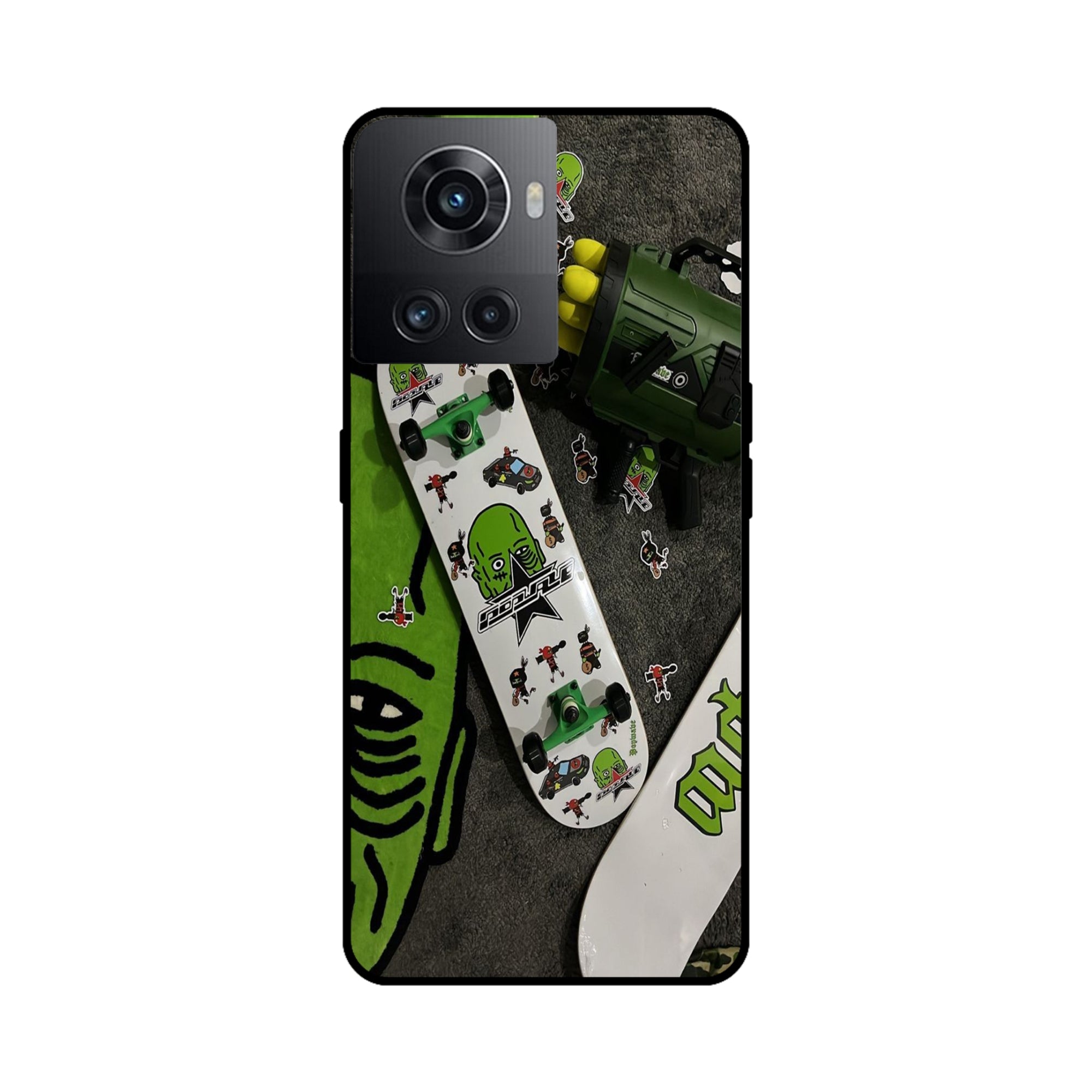 Buy Hulk Skateboard Metal-Silicon Back Mobile Phone Case/Cover For OnePlus 10R Online