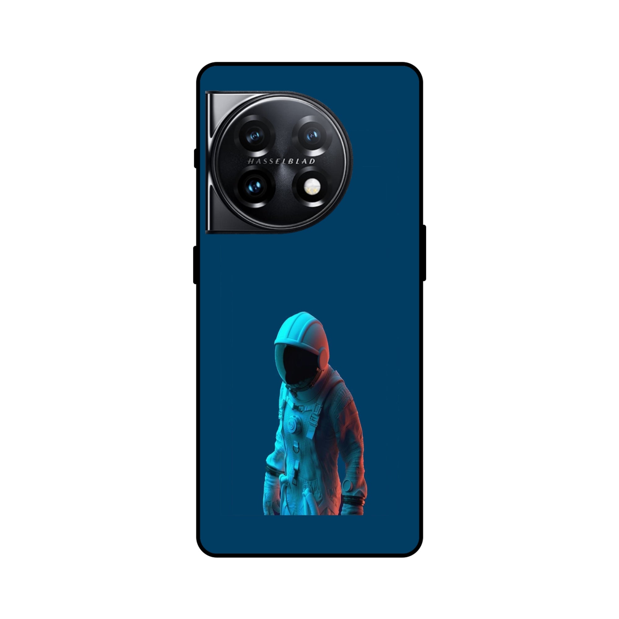 Buy Blue Astronaut Metal-Silicon Back Mobile Phone Case/Cover For OnePlus 11 5G Online
