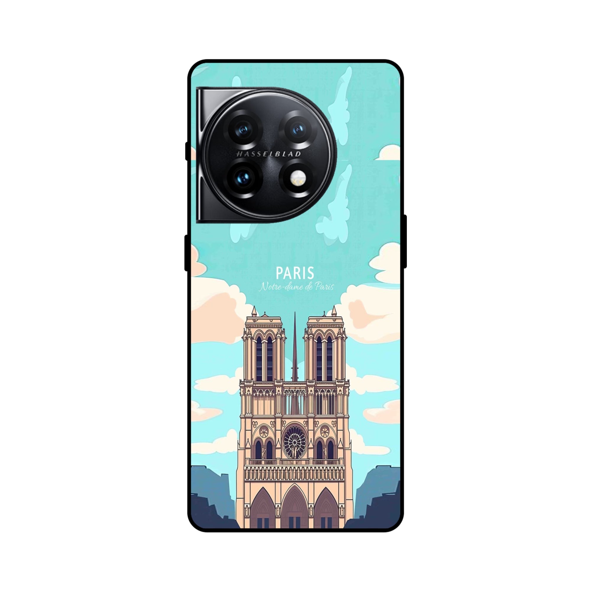 Buy Notre Dame Te Paris Metal-Silicon Back Mobile Phone Case/Cover For OnePlus 11 5G Online