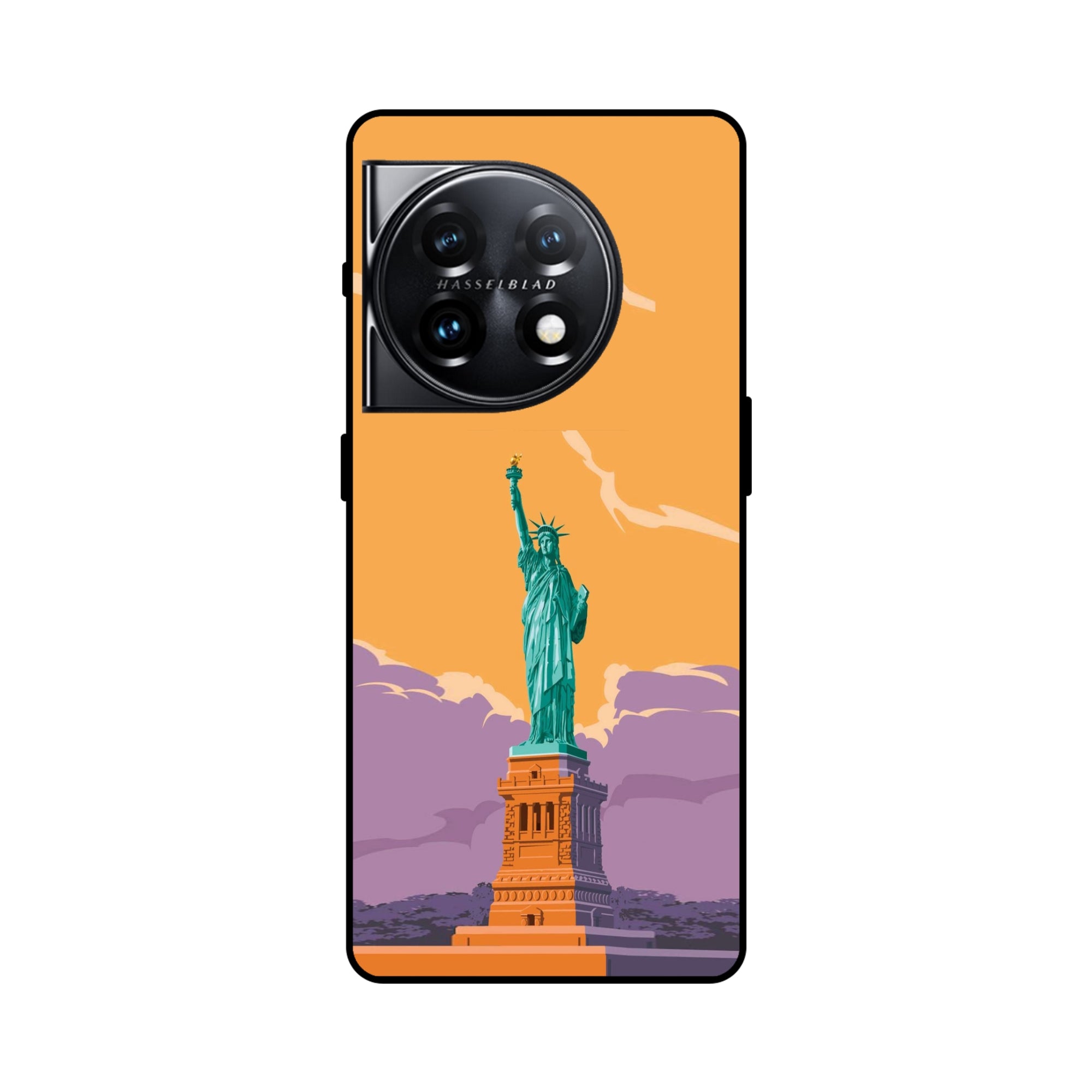 Buy Statue Of Liberty Metal-Silicon Back Mobile Phone Case/Cover For OnePlus 11 5G Online