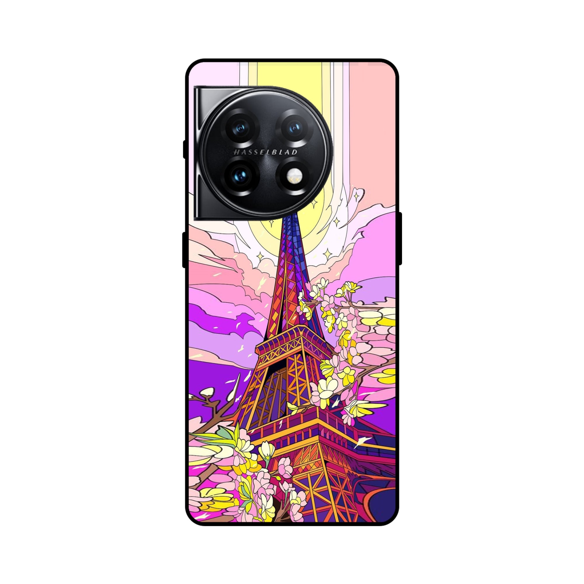 Buy Eiffel Tower Metal-Silicon Back Mobile Phone Case/Cover For OnePlus 11 5G Online