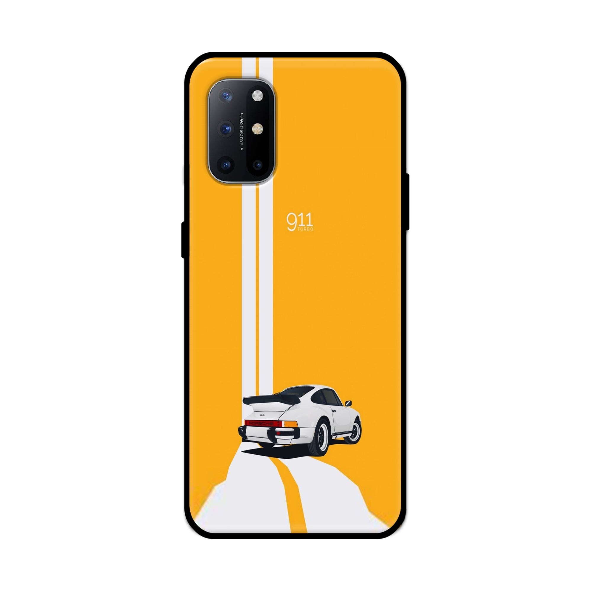 Buy 911 Gt Porche Metal-Silicon Back Mobile Phone Case/Cover For Oneplus 9R / 8T Online