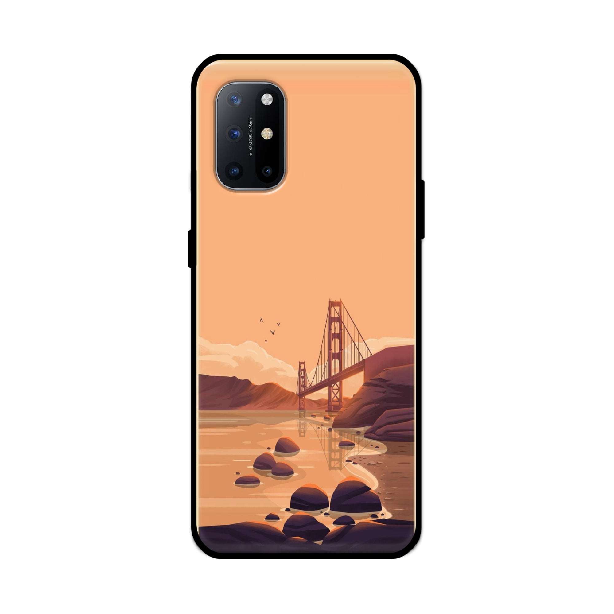 Buy San Francisco Metal-Silicon Back Mobile Phone Case/Cover For Oneplus 9R / 8T Online