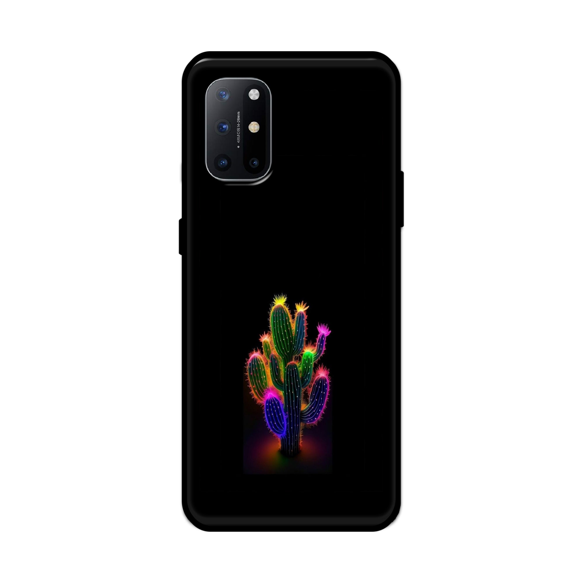 Buy Neon Flower Metal-Silicon Back Mobile Phone Case/Cover For Oneplus 9R / 8T Online