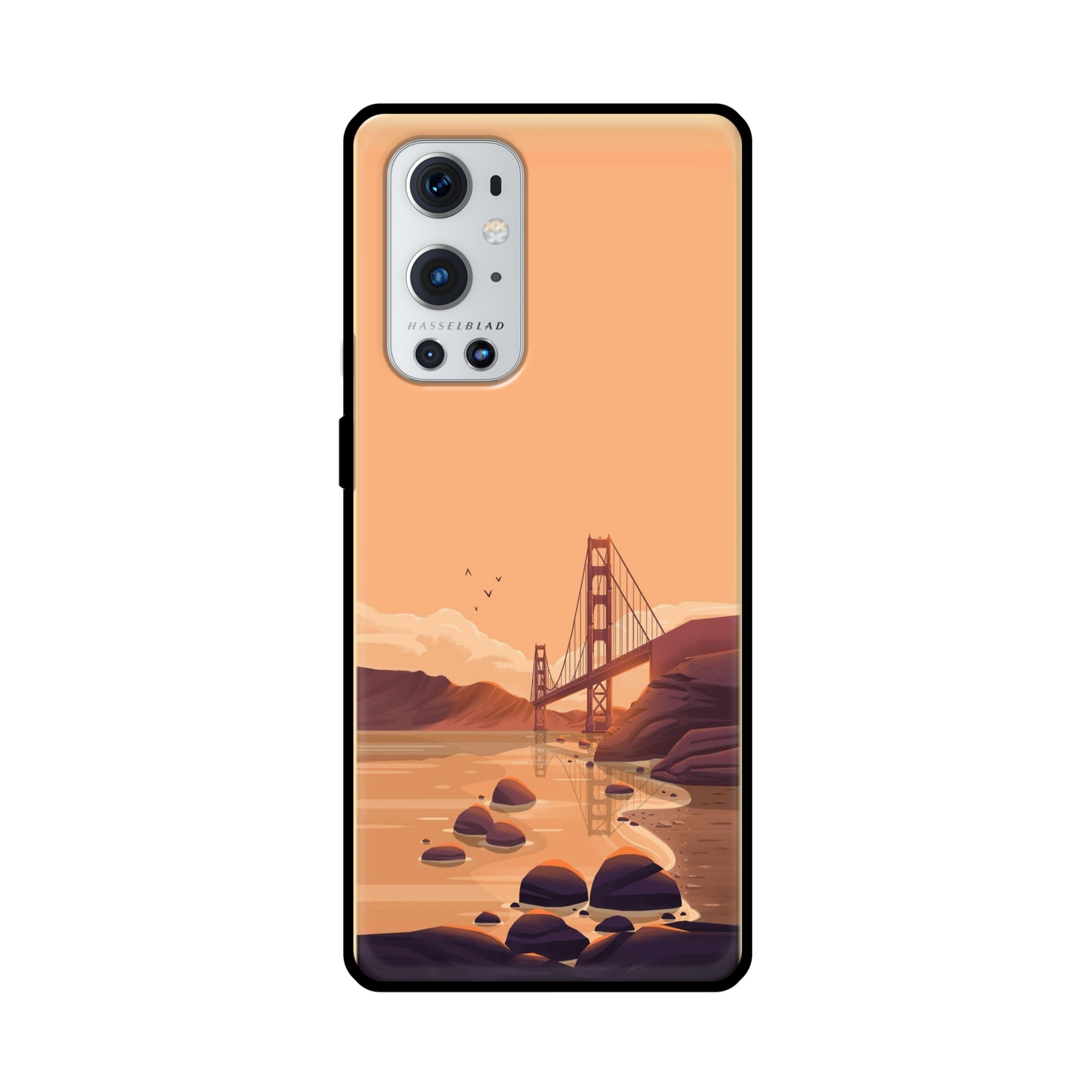 Buy San Francisco Metal-Silicon Back Mobile Phone Case/Cover For OnePlus 9 Pro Online
