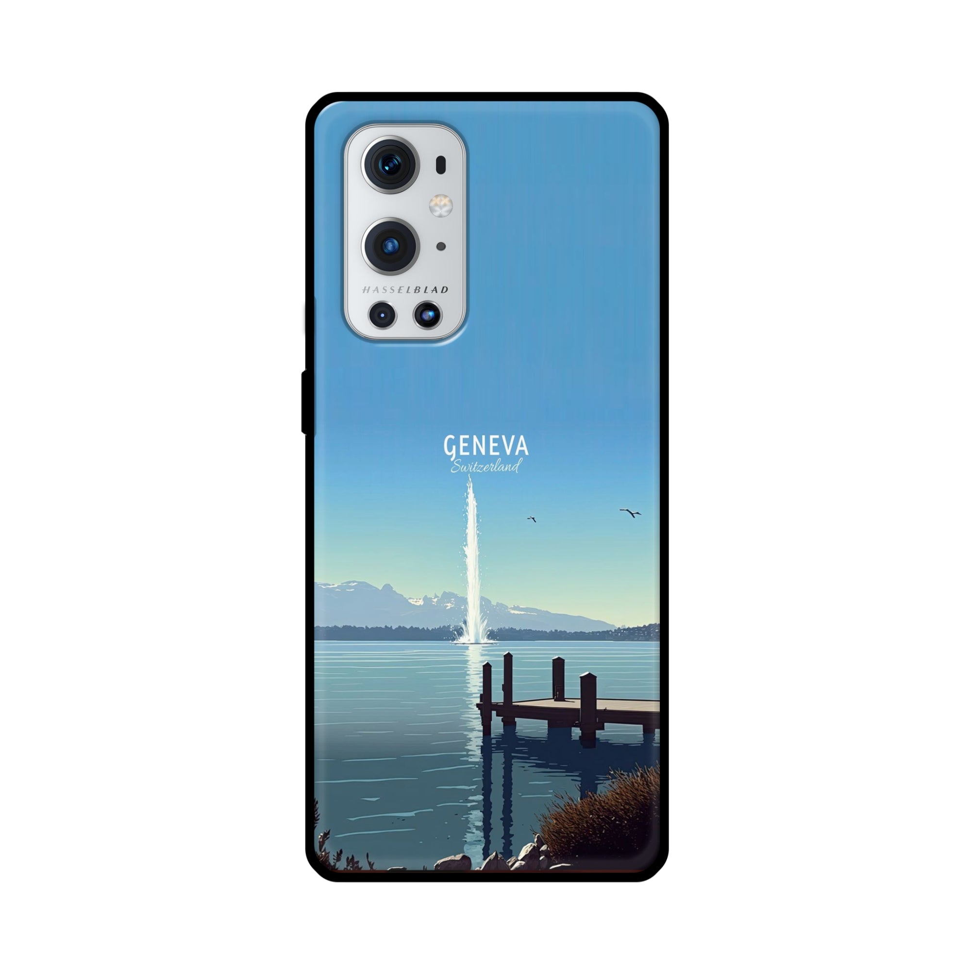 Buy Geneva Metal-Silicon Back Mobile Phone Case/Cover For OnePlus 9 Pro Online
