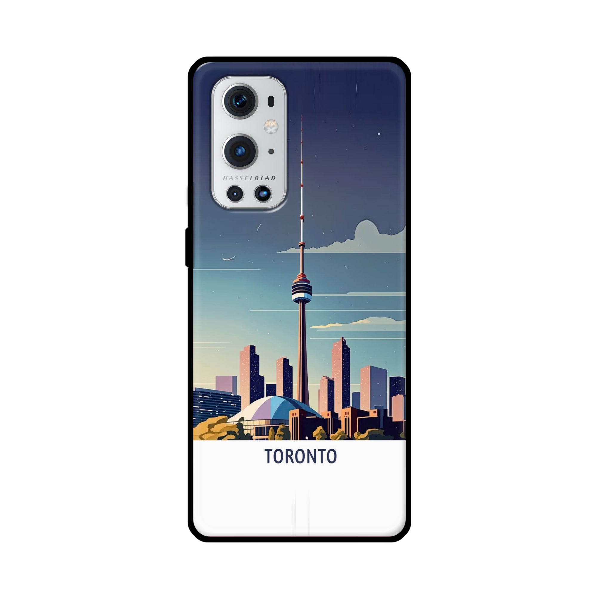 Buy Toronto Metal-Silicon Back Mobile Phone Case/Cover For OnePlus 9 Pro Online