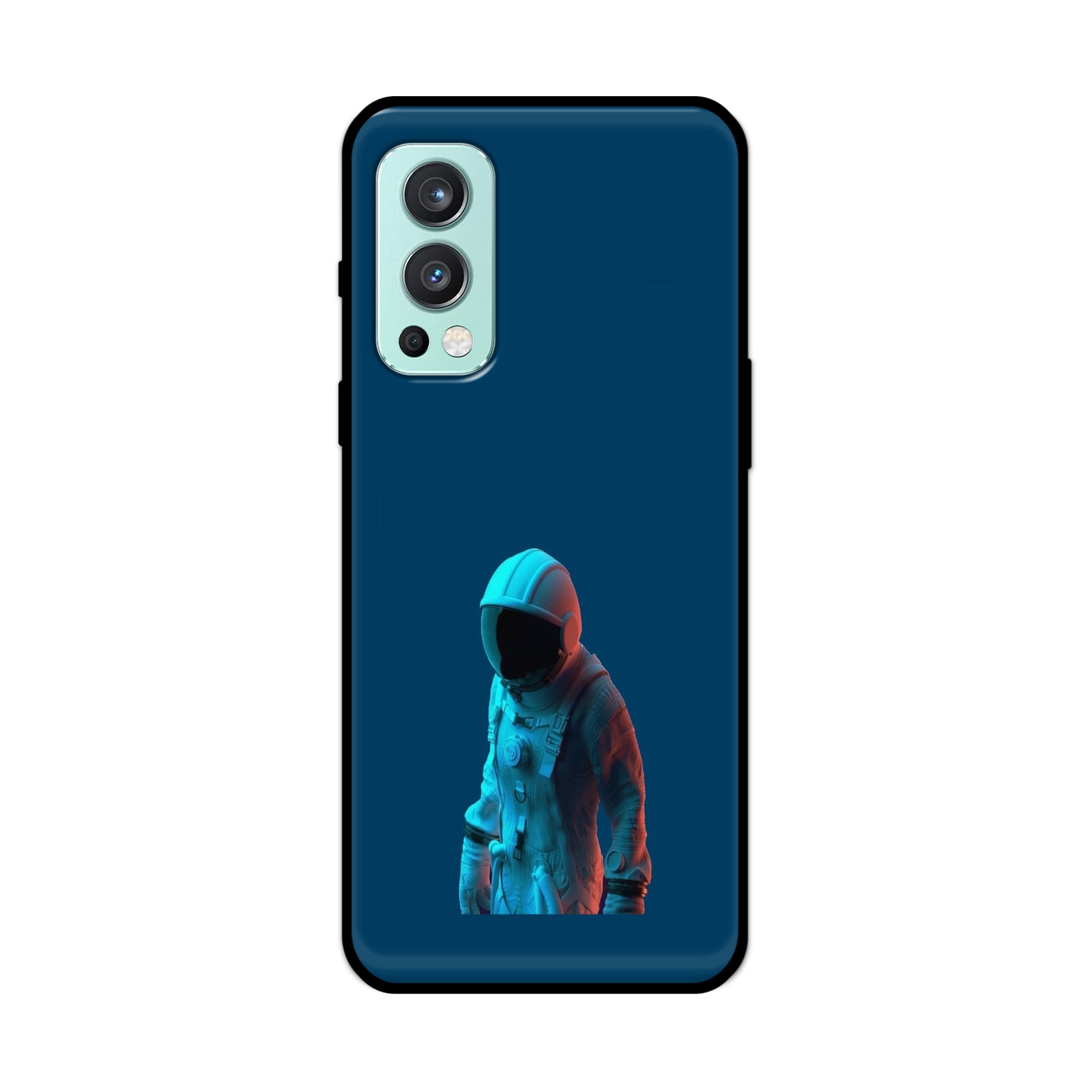 Buy Blue Astronaut Metal-Silicon Back Mobile Phone Case/Cover For OnePlus Nord 2 5G Online