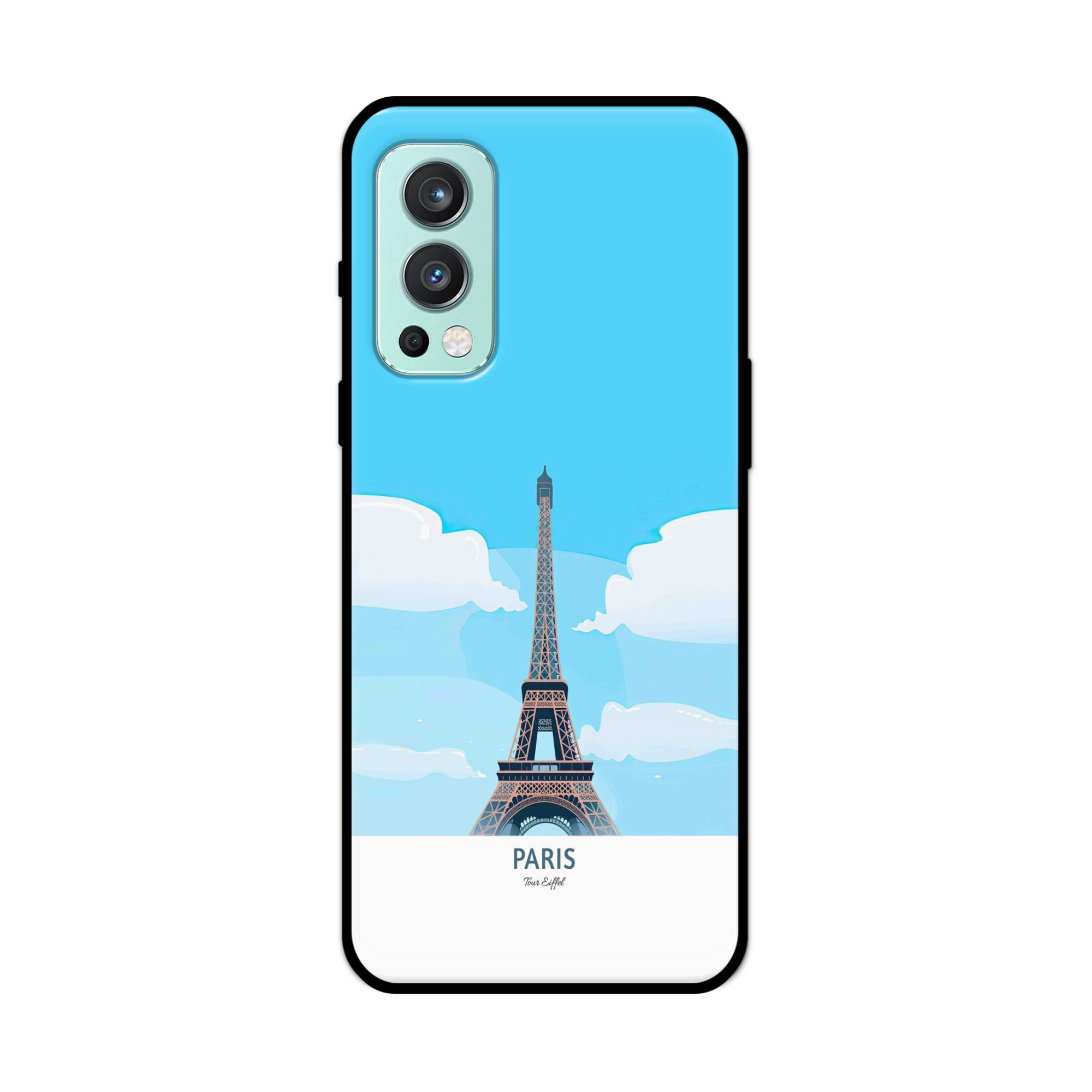 Buy Paris Metal-Silicon Back Mobile Phone Case/Cover For OnePlus Nord 2 5G Online