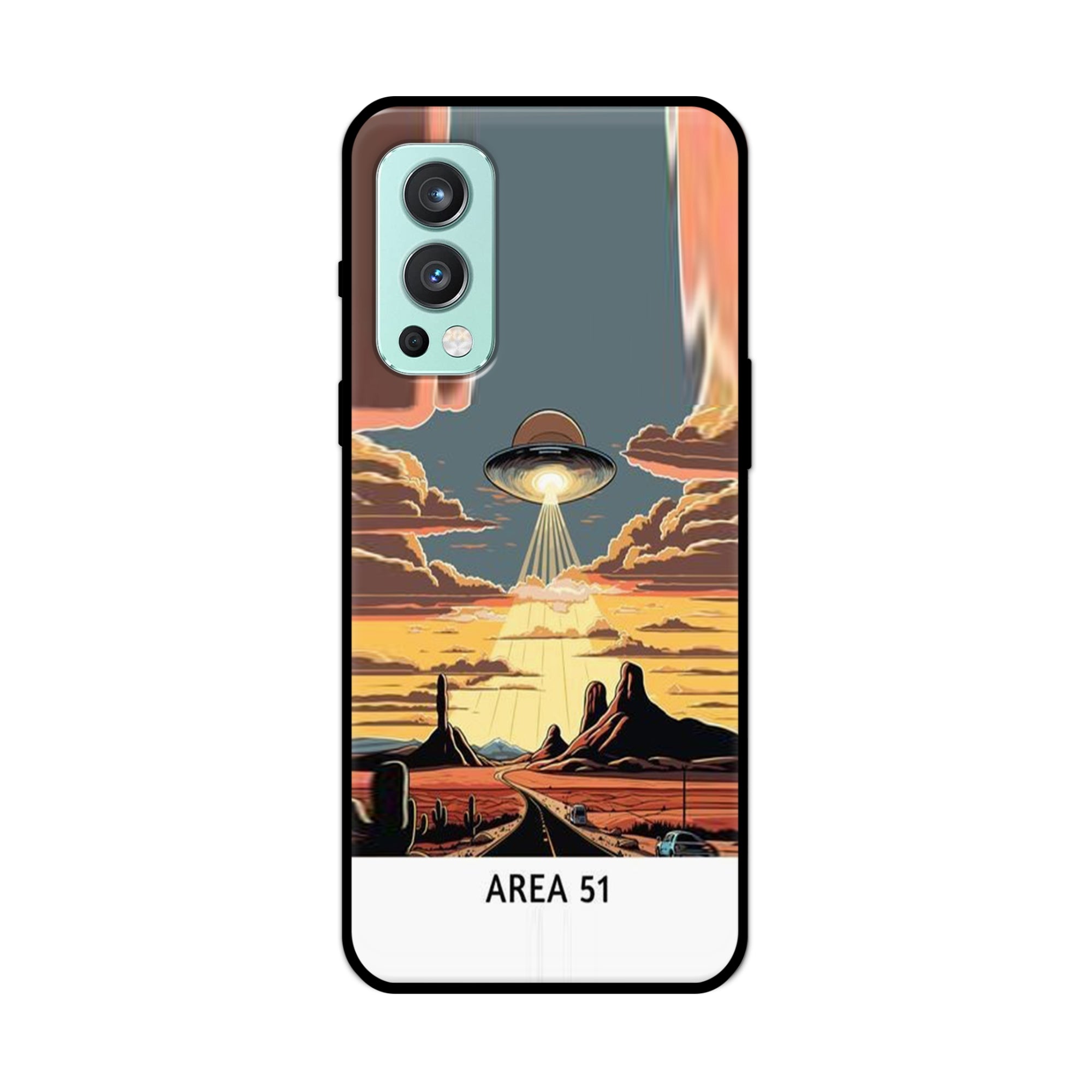 Buy Area 51 Metal-Silicon Back Mobile Phone Case/Cover For OnePlus Nord 2 5G Online