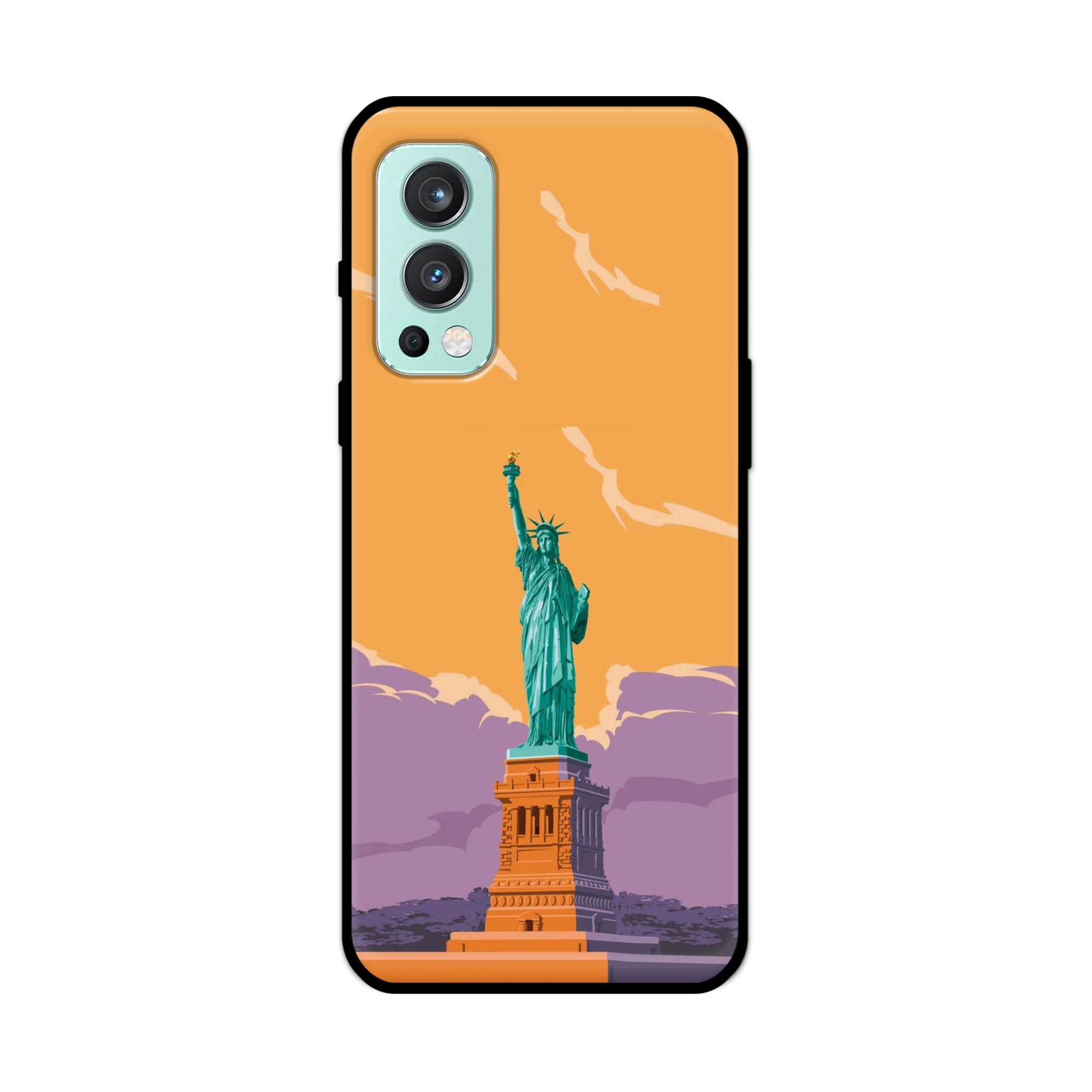 Buy Statue Of Liberty Metal-Silicon Back Mobile Phone Case/Cover For OnePlus Nord 2 5G Online