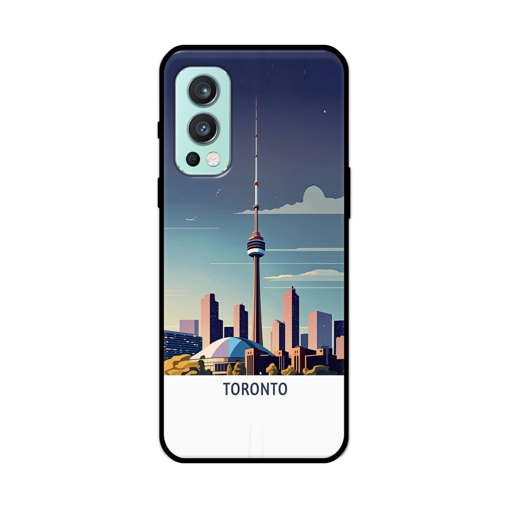 Buy Toronto Metal-Silicon Back Mobile Phone Case/Cover For OnePlus Nord 2 5G Online