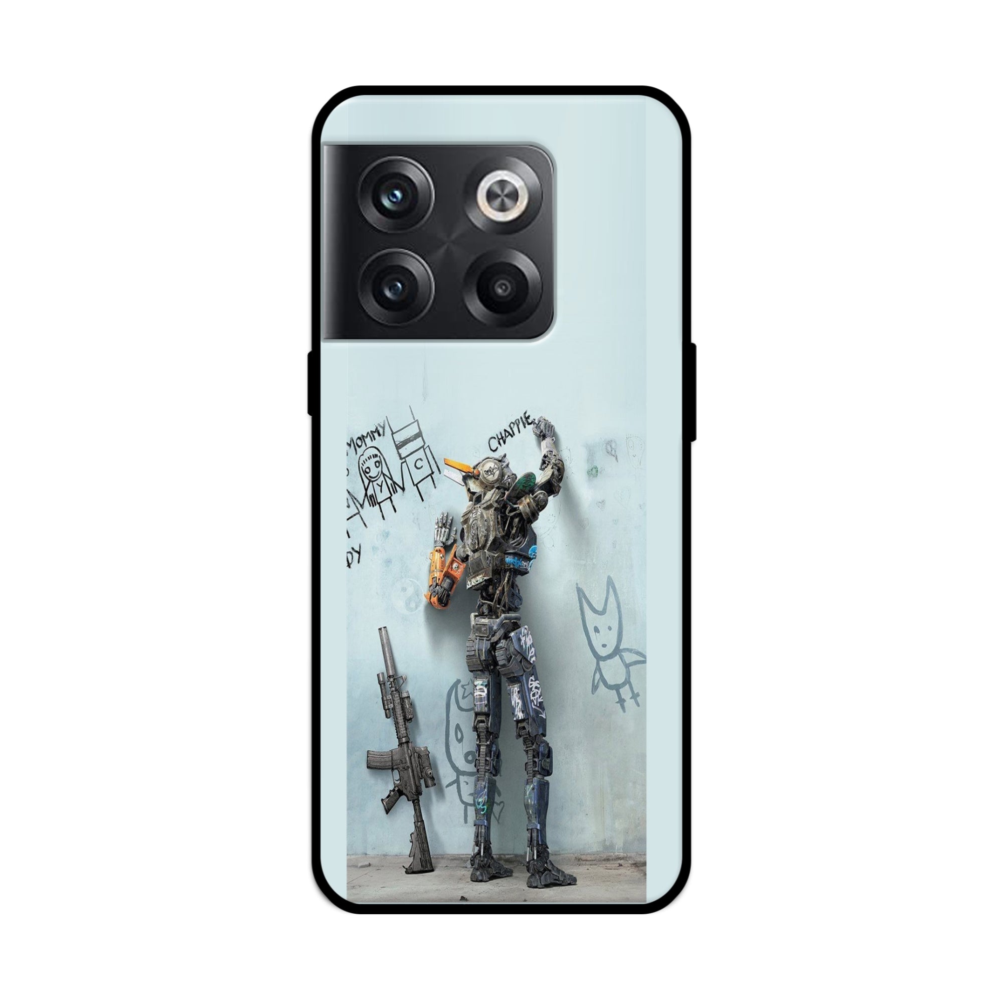Buy Chappie Metal-Silicon Back Mobile Phone Case/Cover For OnePlus 10T Online