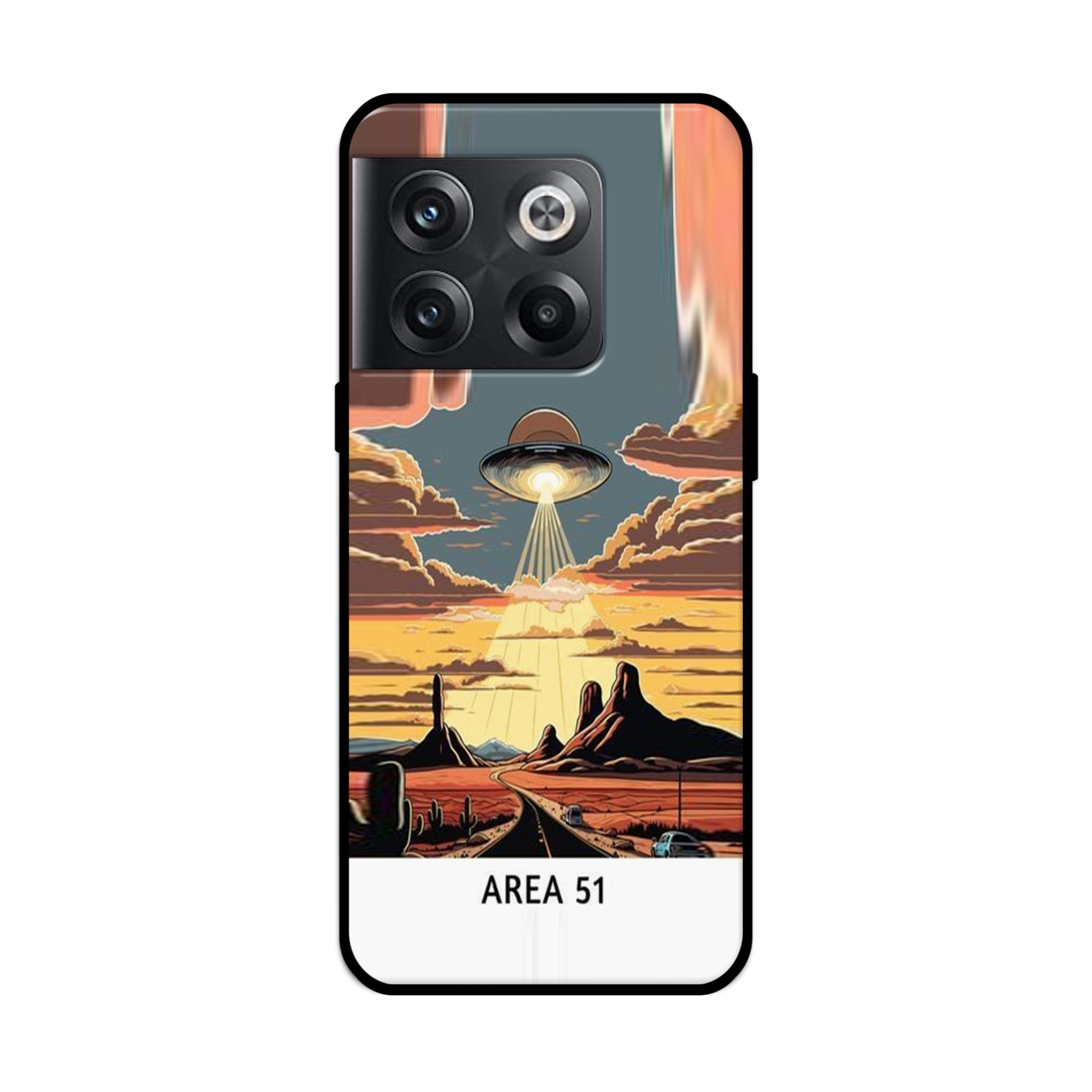 Buy Area 51 Metal-Silicon Back Mobile Phone Case/Cover For OnePlus 10T Online