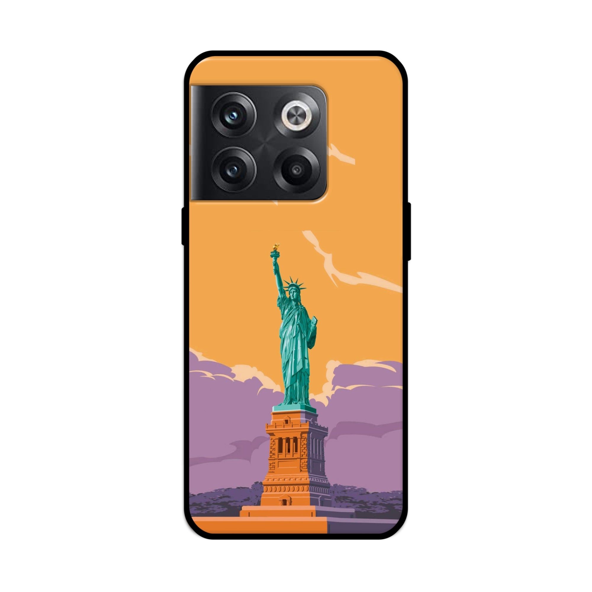 Buy Statue Of Liberty Metal-Silicon Back Mobile Phone Case/Cover For OnePlus 10T Online