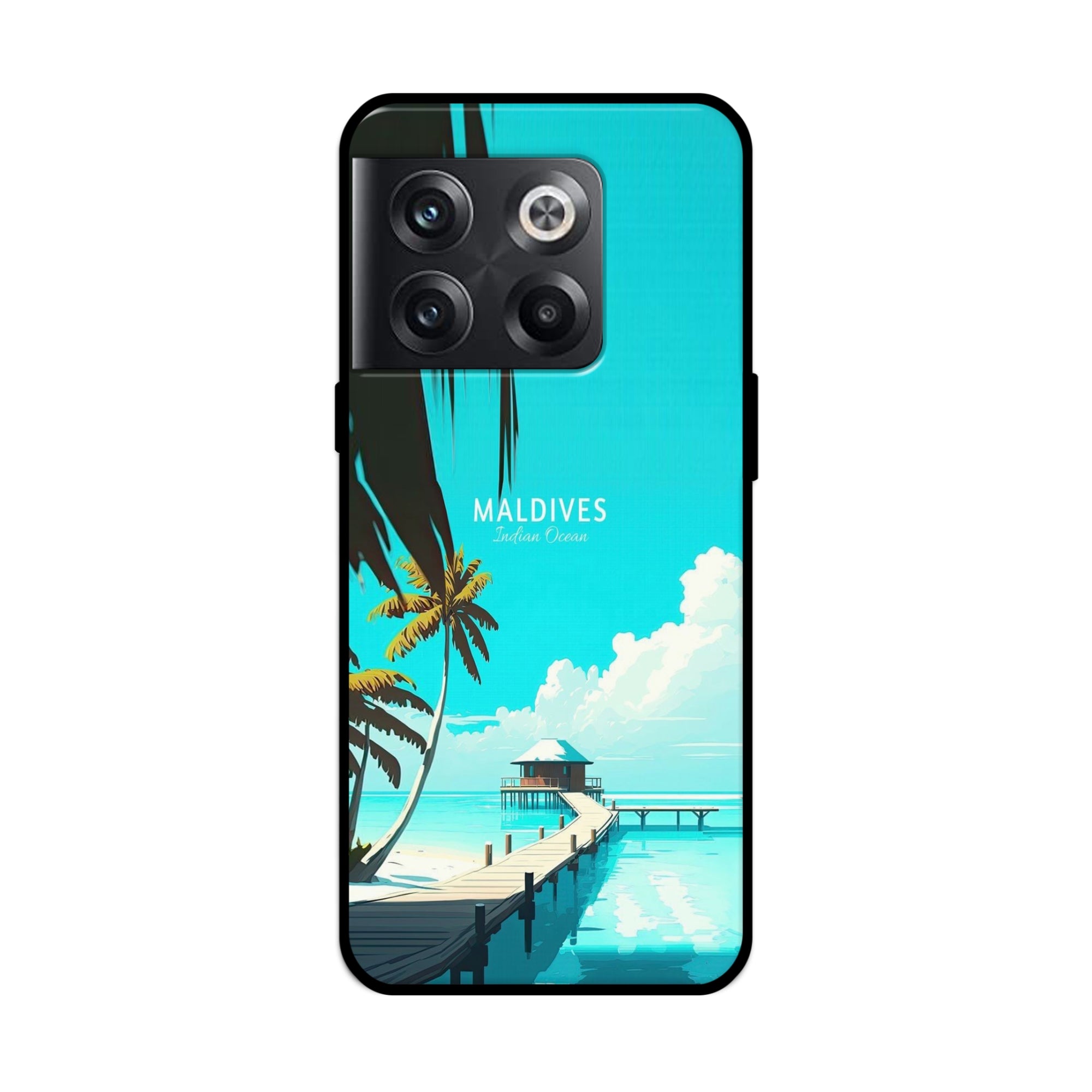 Buy Maldives Metal-Silicon Back Mobile Phone Case/Cover For OnePlus 10T Online