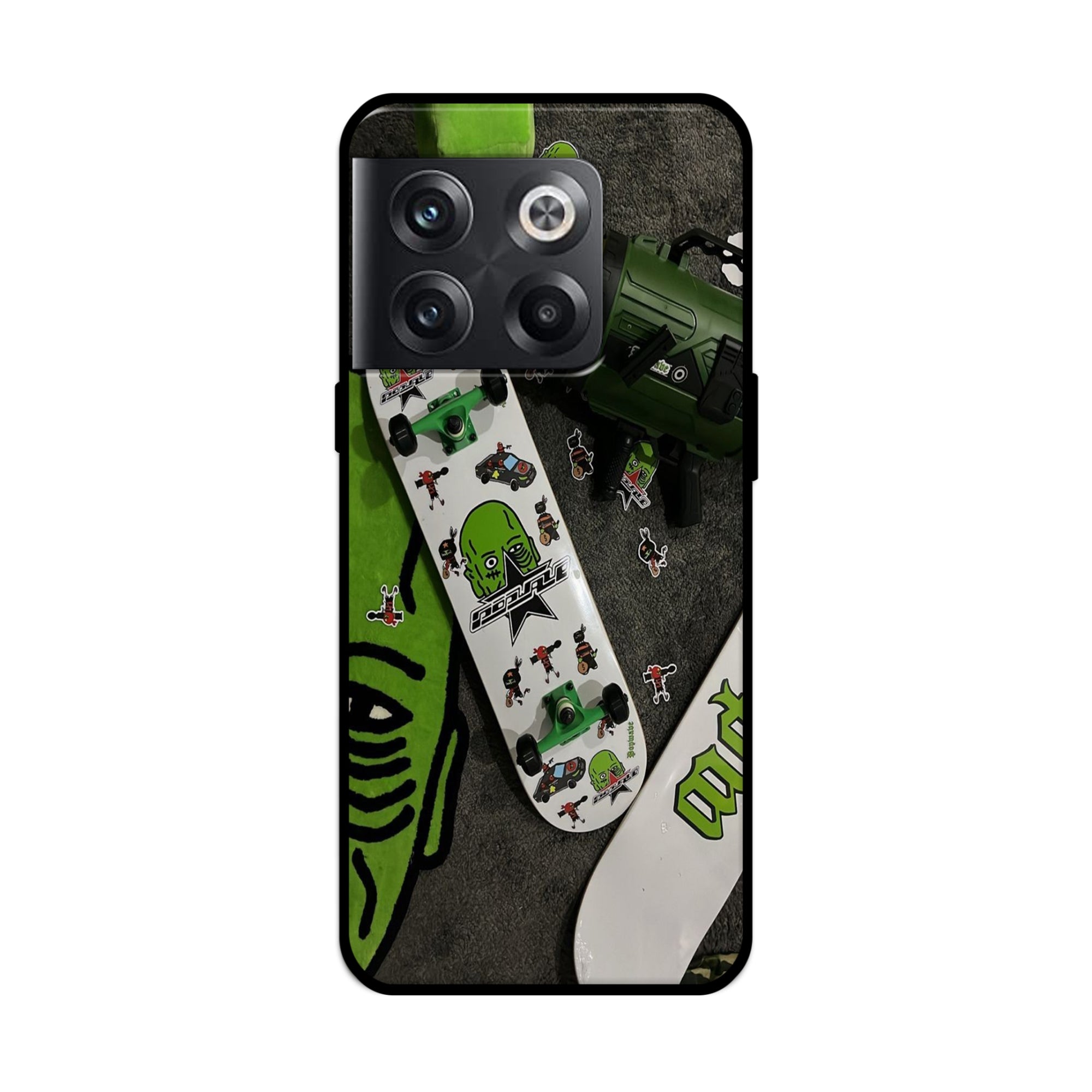 Buy Hulk Skateboard Metal-Silicon Back Mobile Phone Case/Cover For OnePlus 10T Online