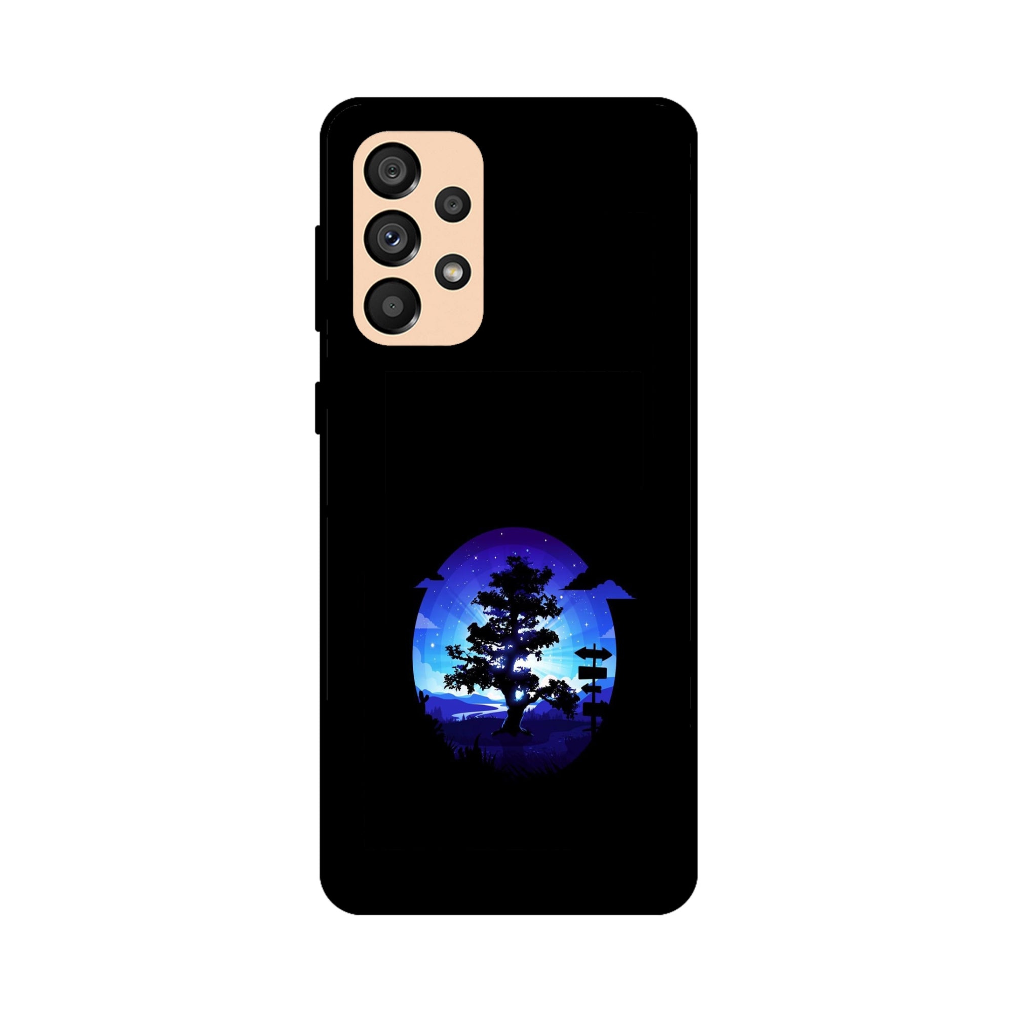 Buy Night Tree Metal-Silicon Back Mobile Phone Case/Cover For Samsung A33 5G Online