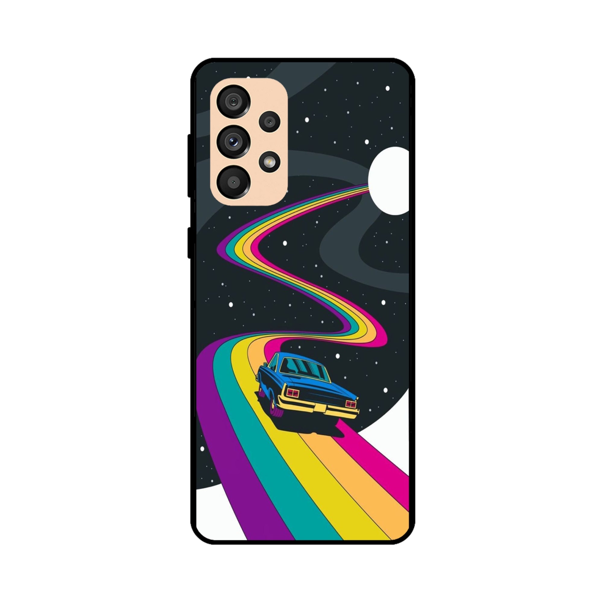 Buy  Neon Car Metal-Silicon Back Mobile Phone Case/Cover For Samsung A33 5G Online
