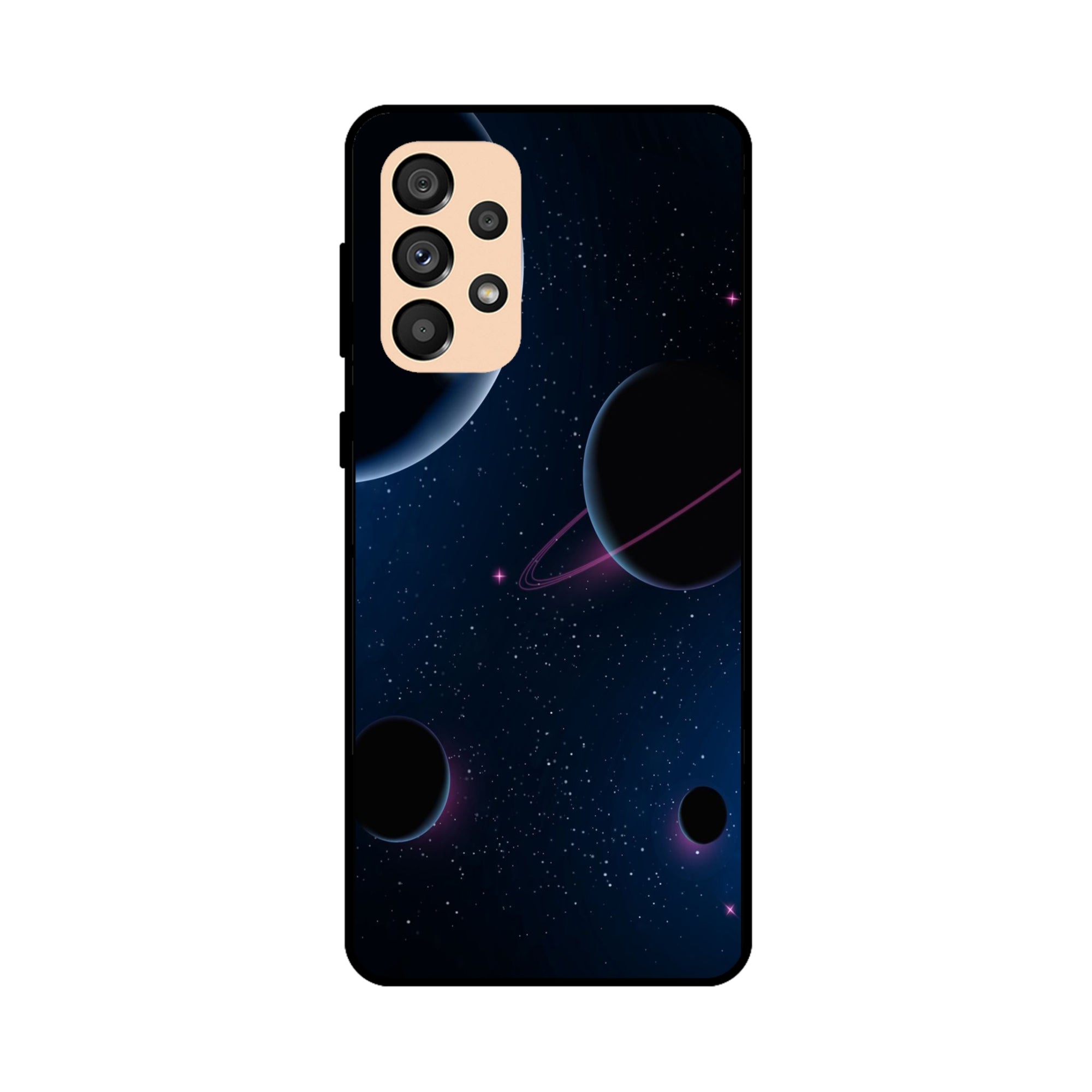 Buy Night Space Metal-Silicon Back Mobile Phone Case/Cover For Samsung A33 5G Online