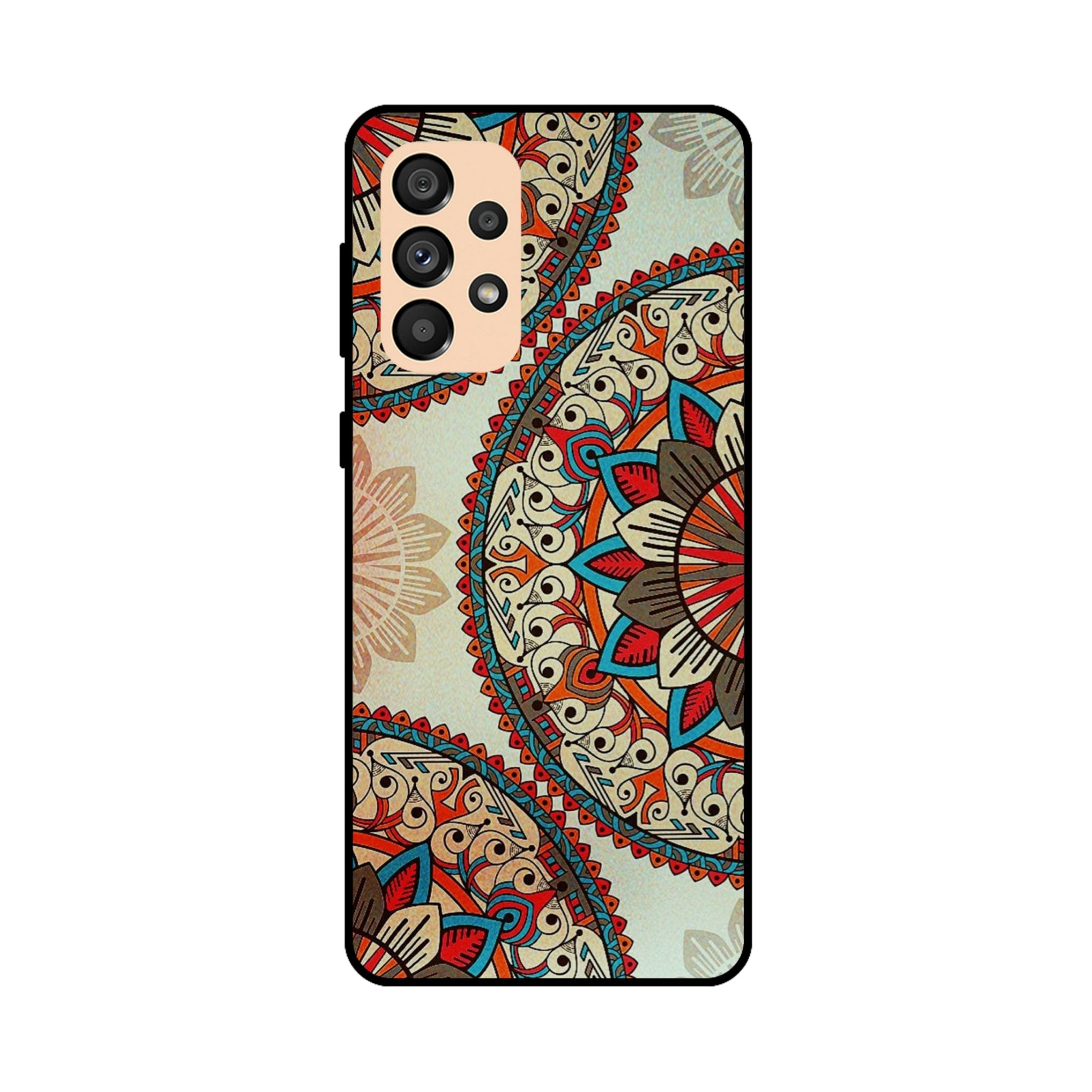 Buy Aztec Mandalas Metal-Silicon Back Mobile Phone Case/Cover For Samsung A33 5G Online