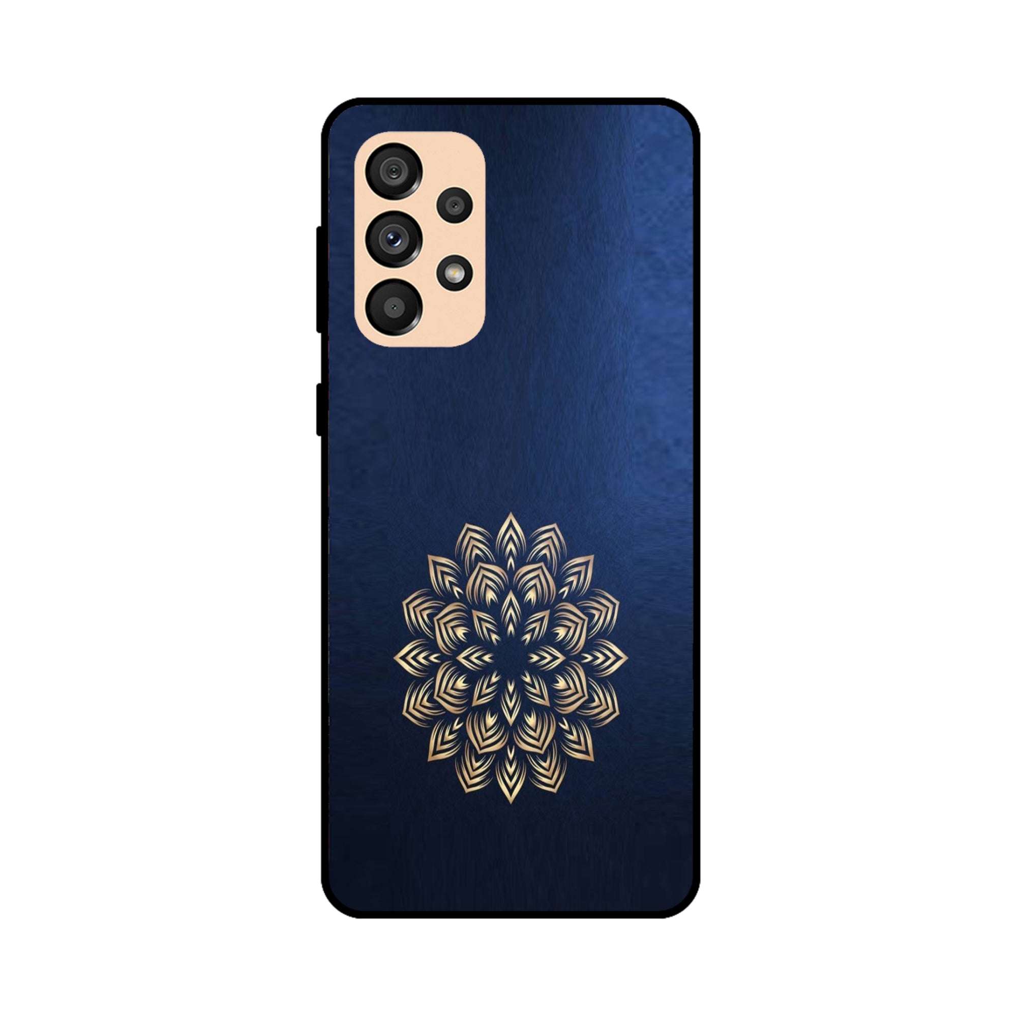 Buy Heart Mandala Metal-Silicon Back Mobile Phone Case/Cover For Samsung A33 5G Online