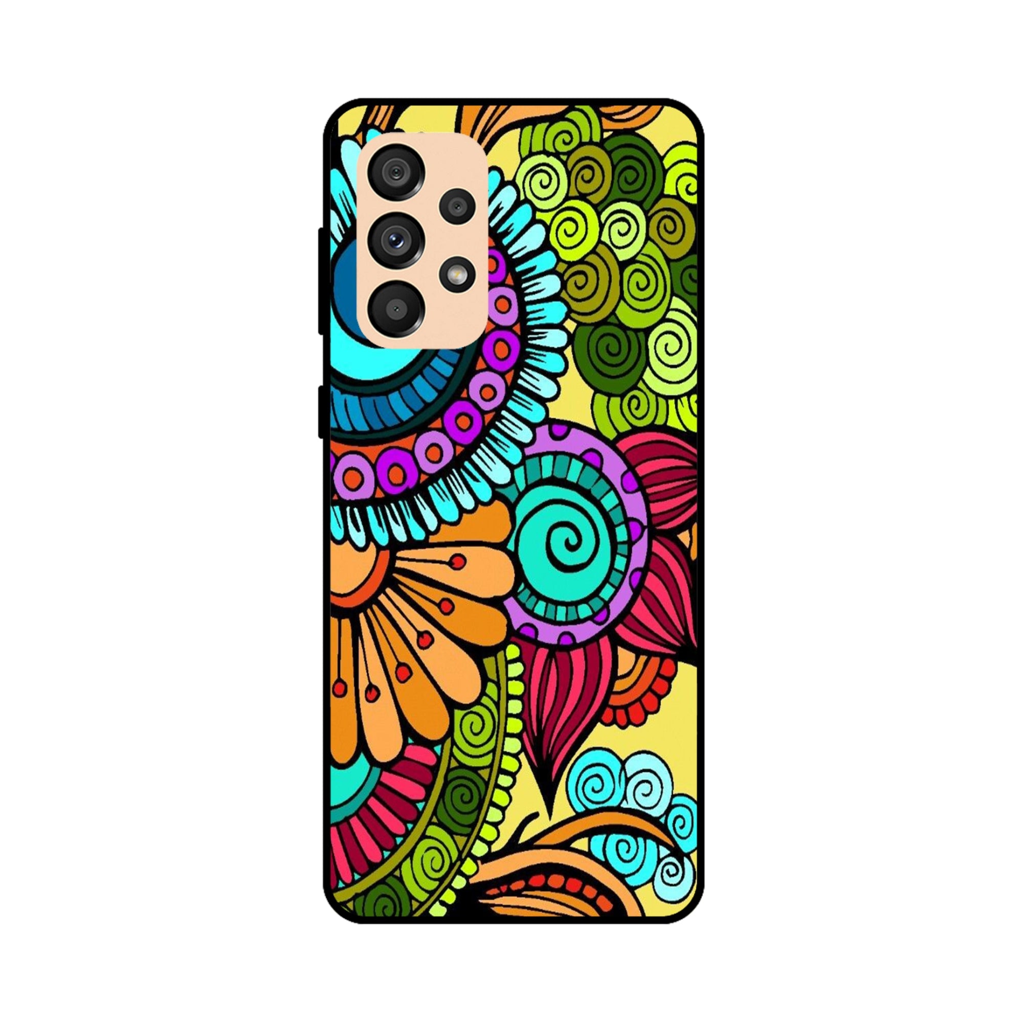 Buy The Kalachakra Mandala Metal-Silicon Back Mobile Phone Case/Cover For Samsung A33 5G Online