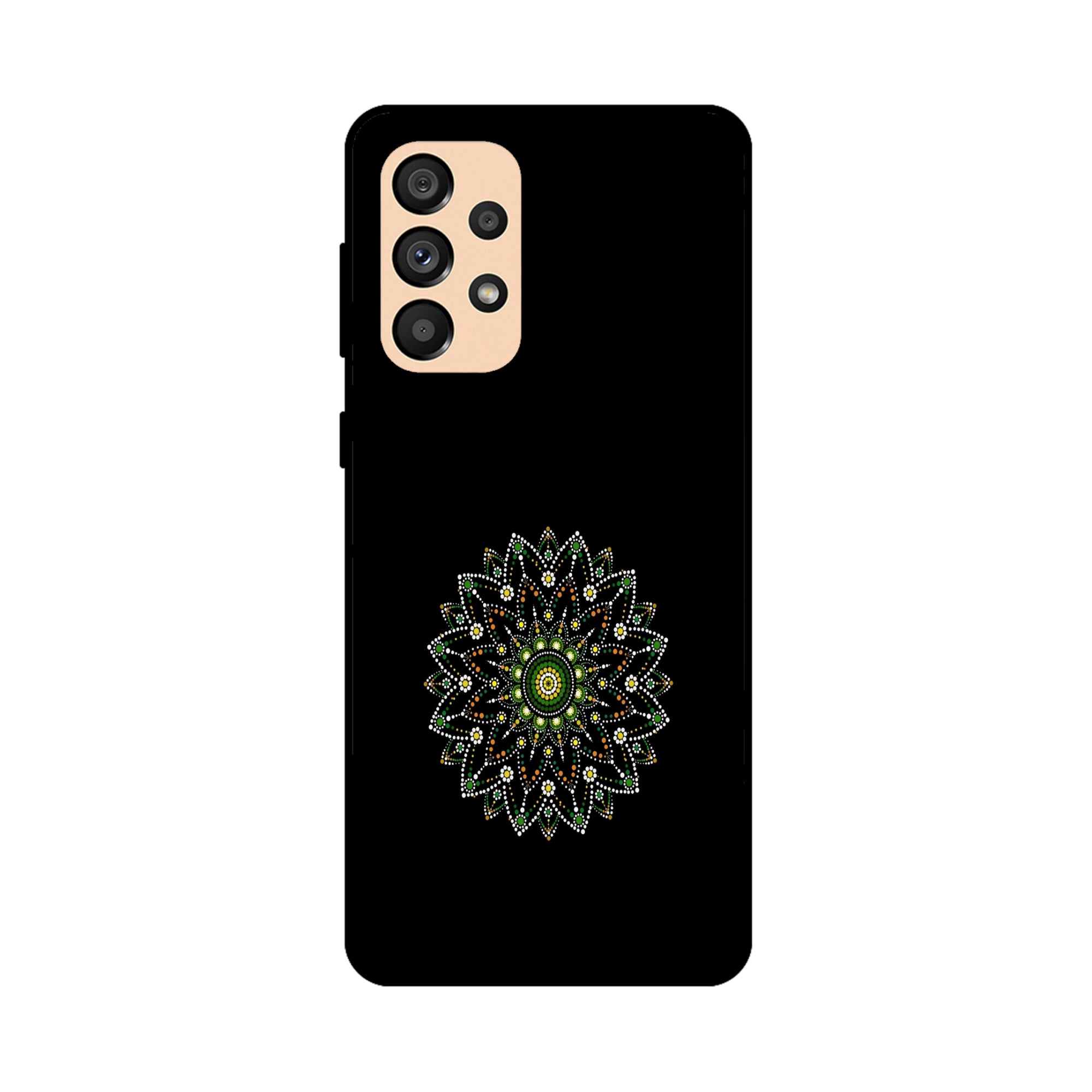 Buy Moon Mandala Metal-Silicon Back Mobile Phone Case/Cover For Samsung A33 5G Online