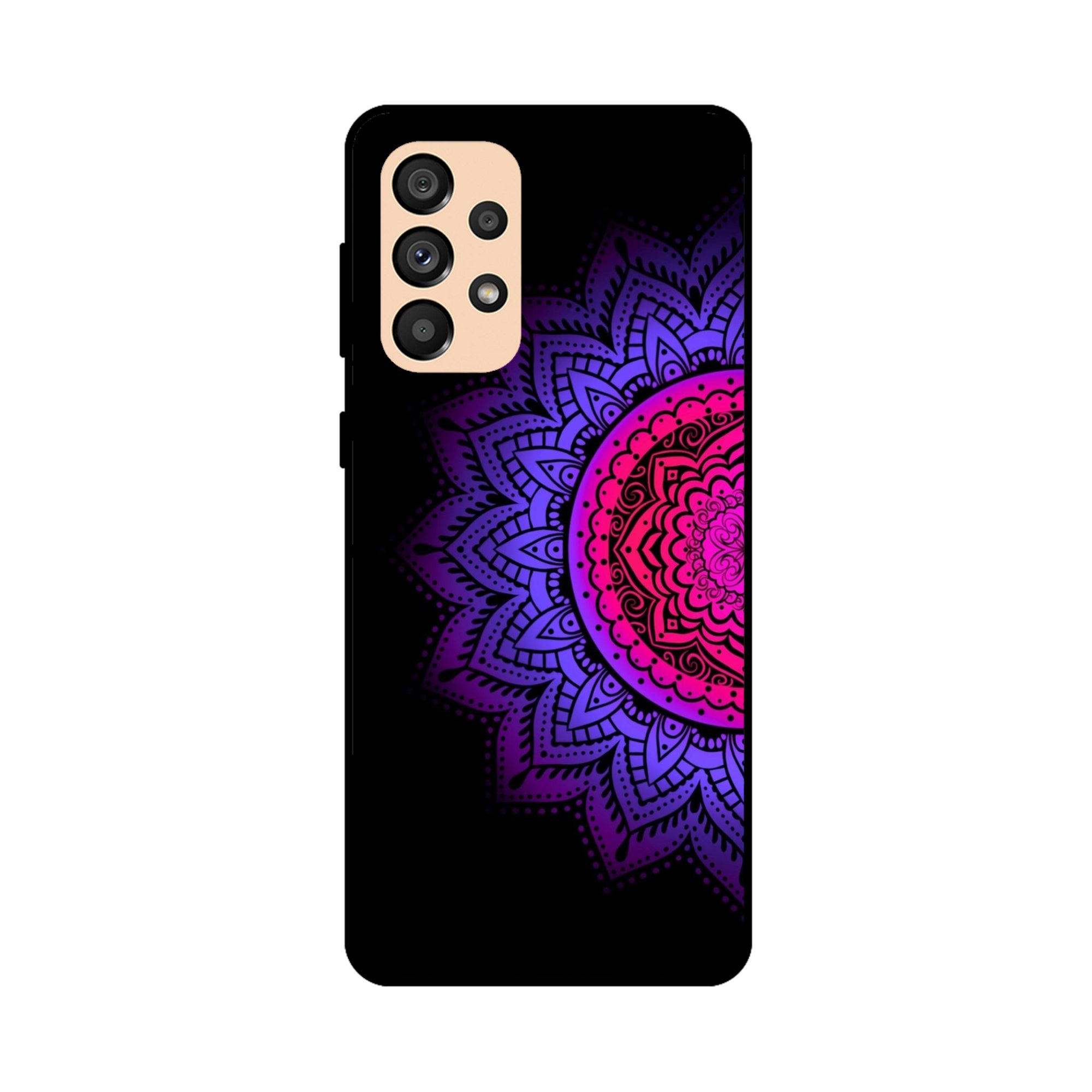 Buy Sun Mandala Metal-Silicon Back Mobile Phone Case/Cover For Samsung A33 5G Online