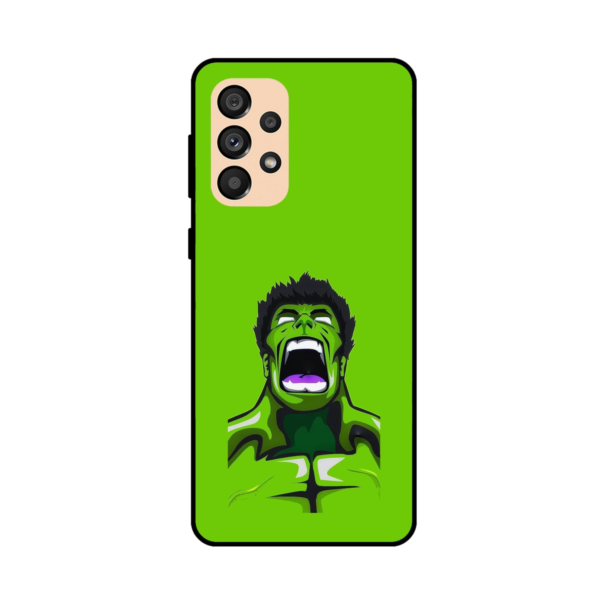 Buy Green Hulk Metal-Silicon Back Mobile Phone Case/Cover For Samsung A33 5G Online