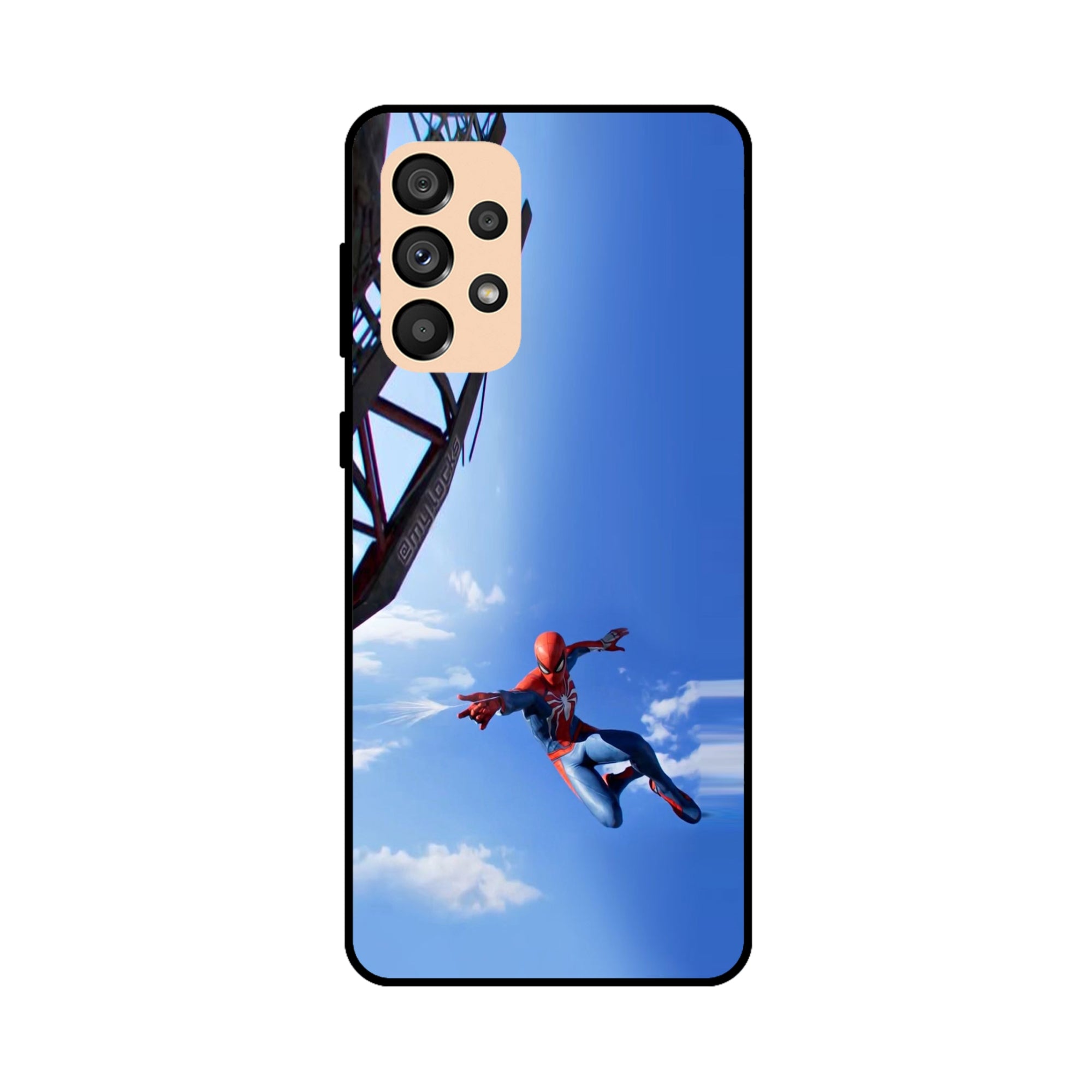 Buy Marvel Studio Spiderman Metal-Silicon Back Mobile Phone Case/Cover For Samsung A33 5G Online